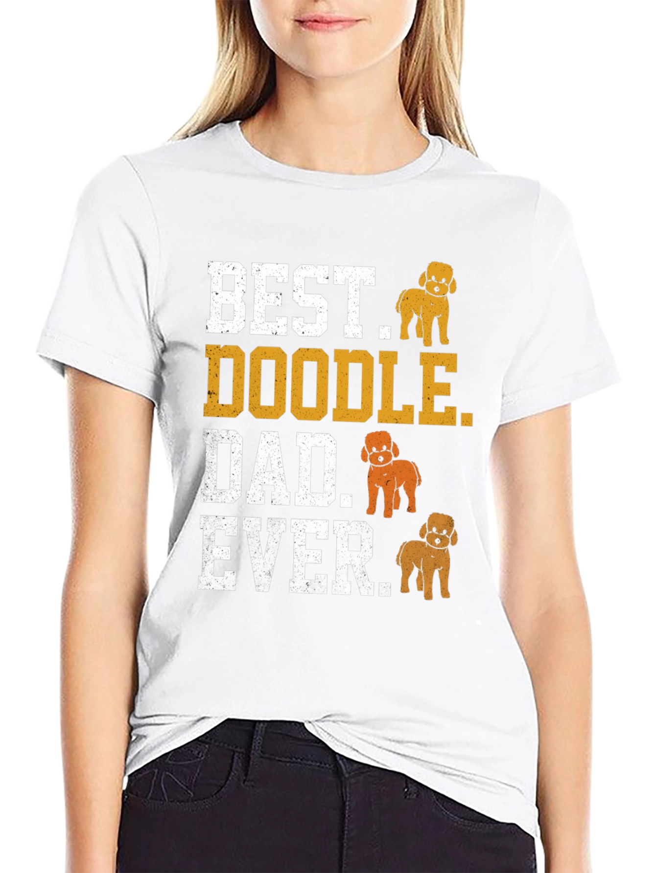 Best Doodle Dad Ever T-Shirt - Dog Lover Gift