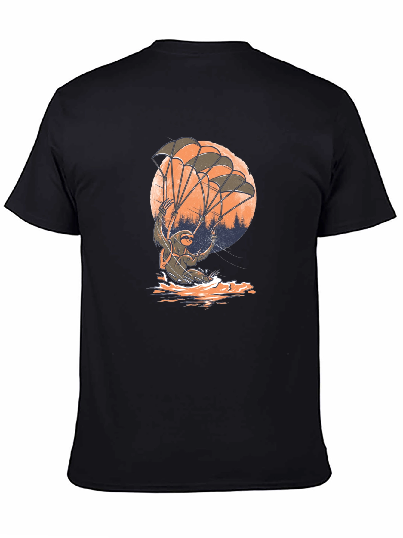 Sloth Parachute T-Shirt - Funny & Unique Design