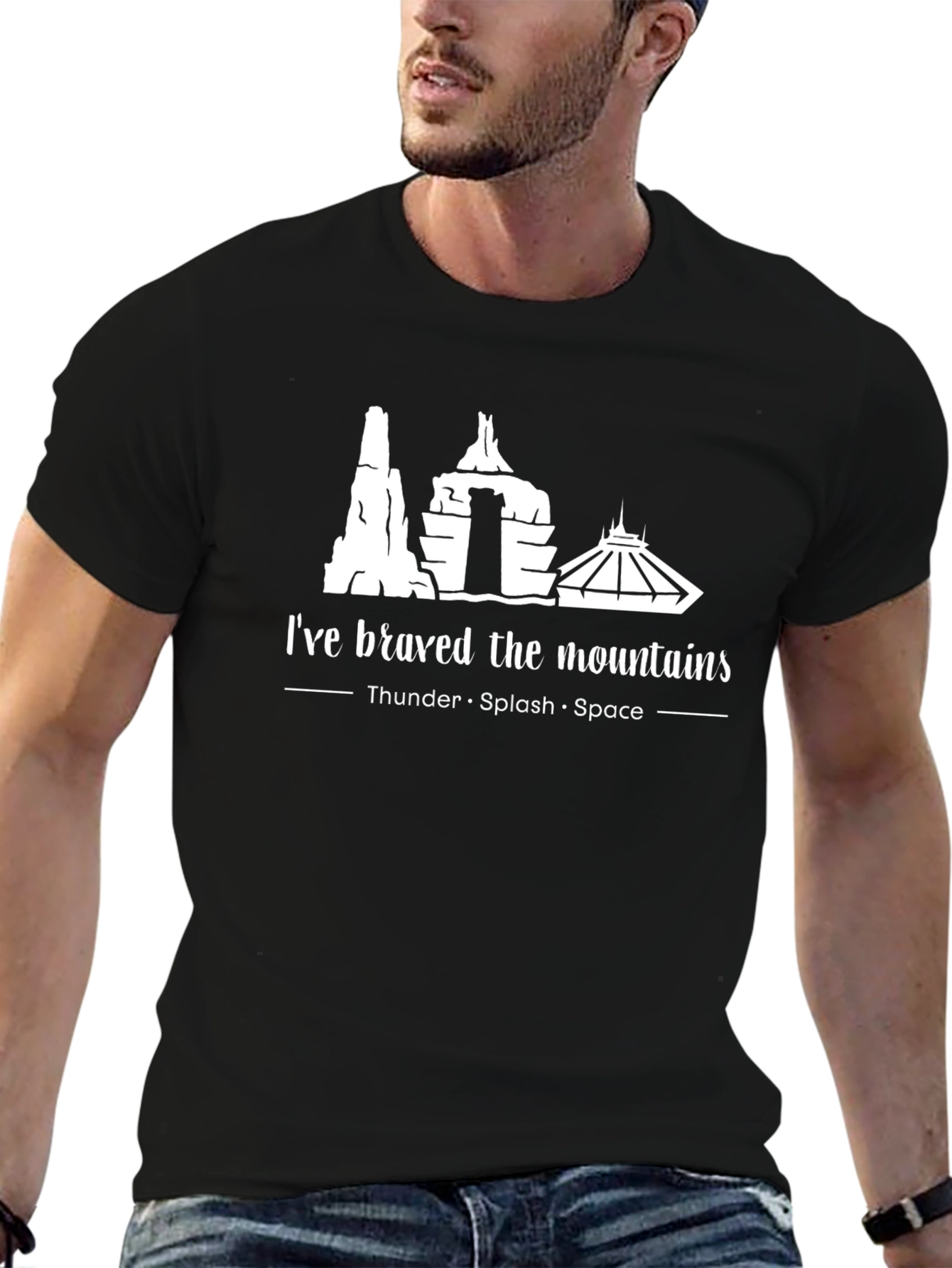 Braved the Mountains T-Shirt - Disney Theme Park Rides