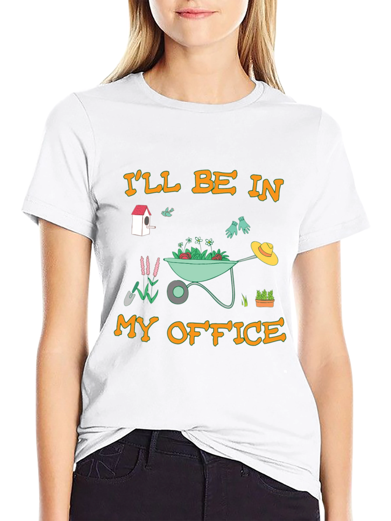 Gardeners Office T-Shirt - Black Cotton Tee