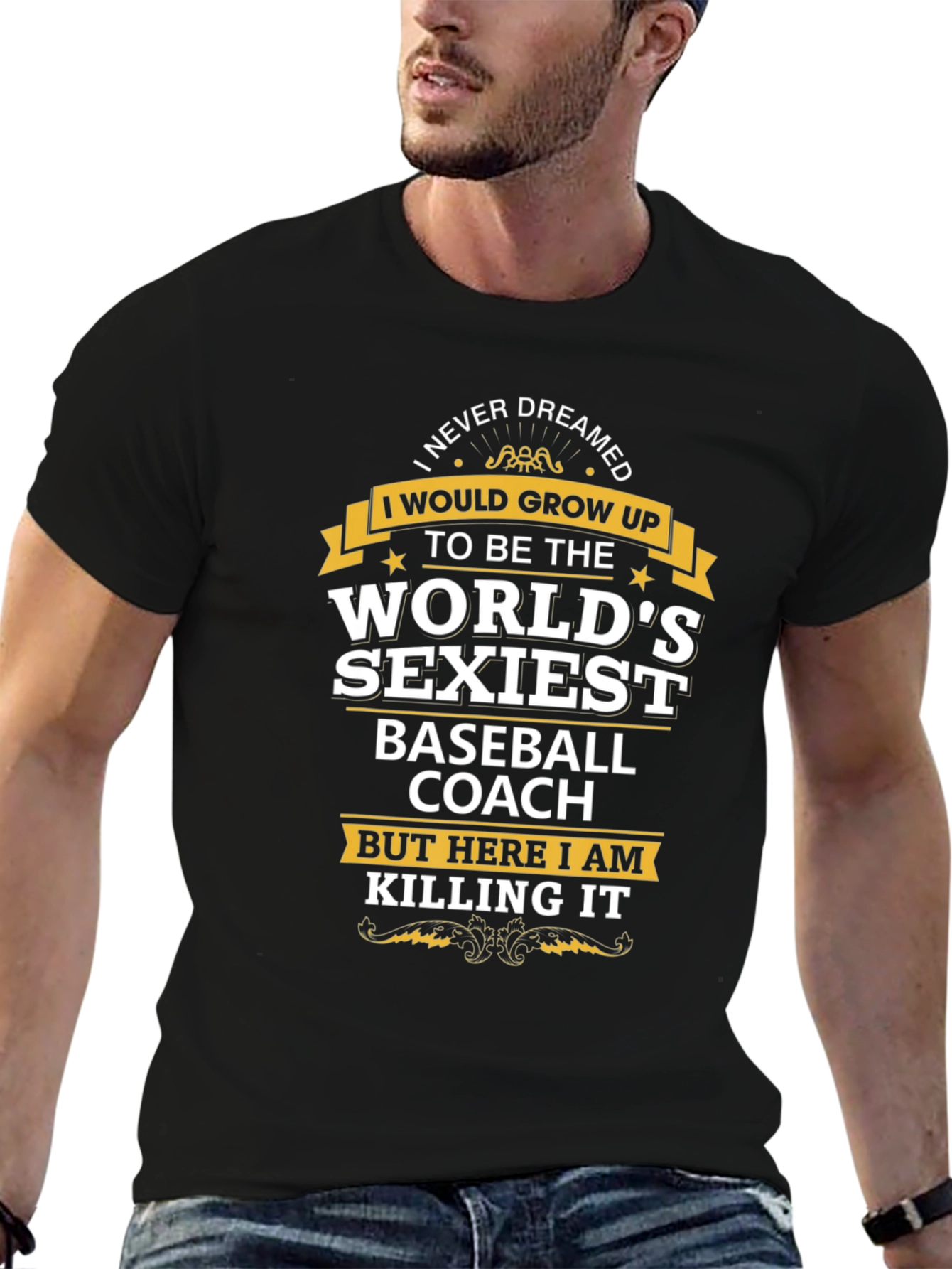 Worlds Sexiest Baseball Coach Graphic Tee