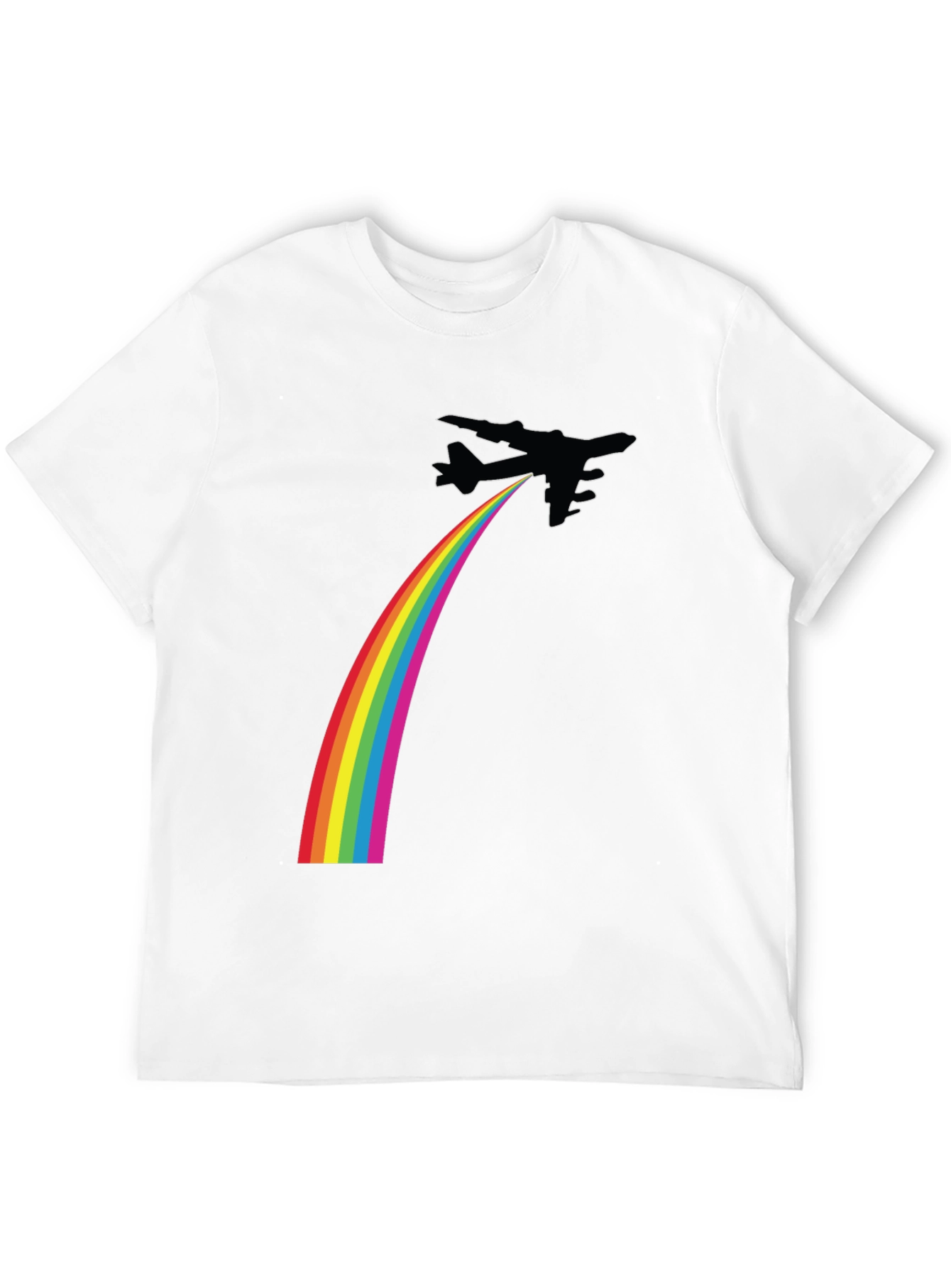 Rainbow Jet Black T-Shirt