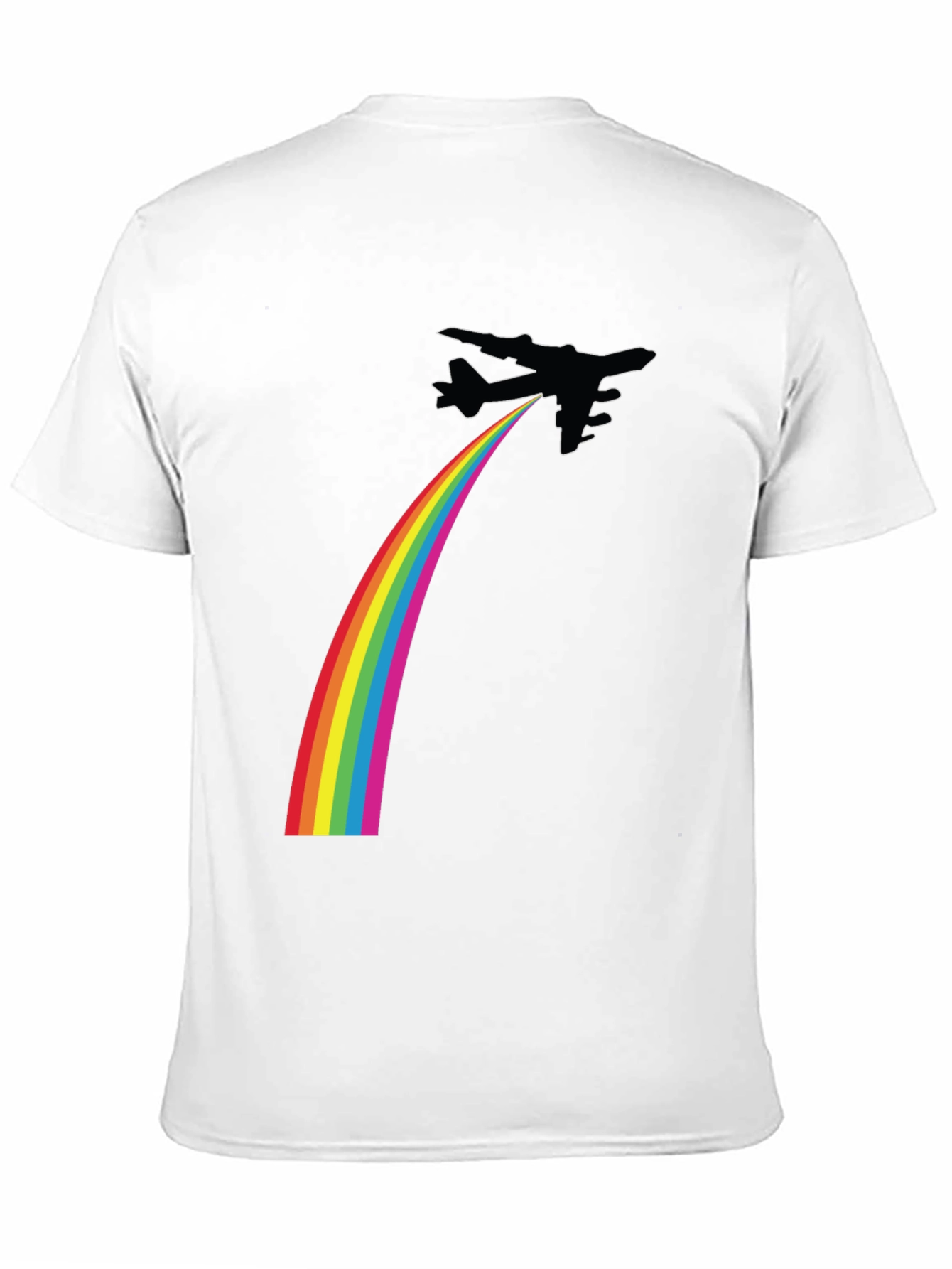 Rainbow Jet Black T-Shirt