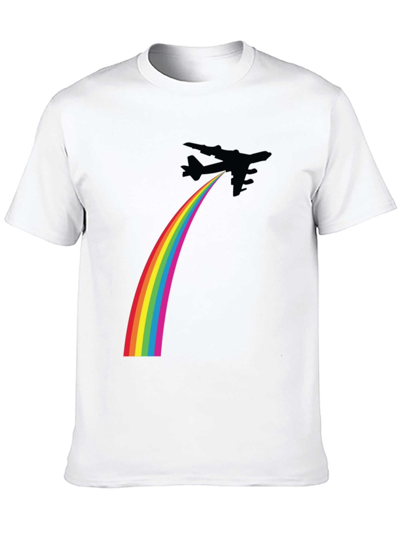 Rainbow Jet Black T-Shirt