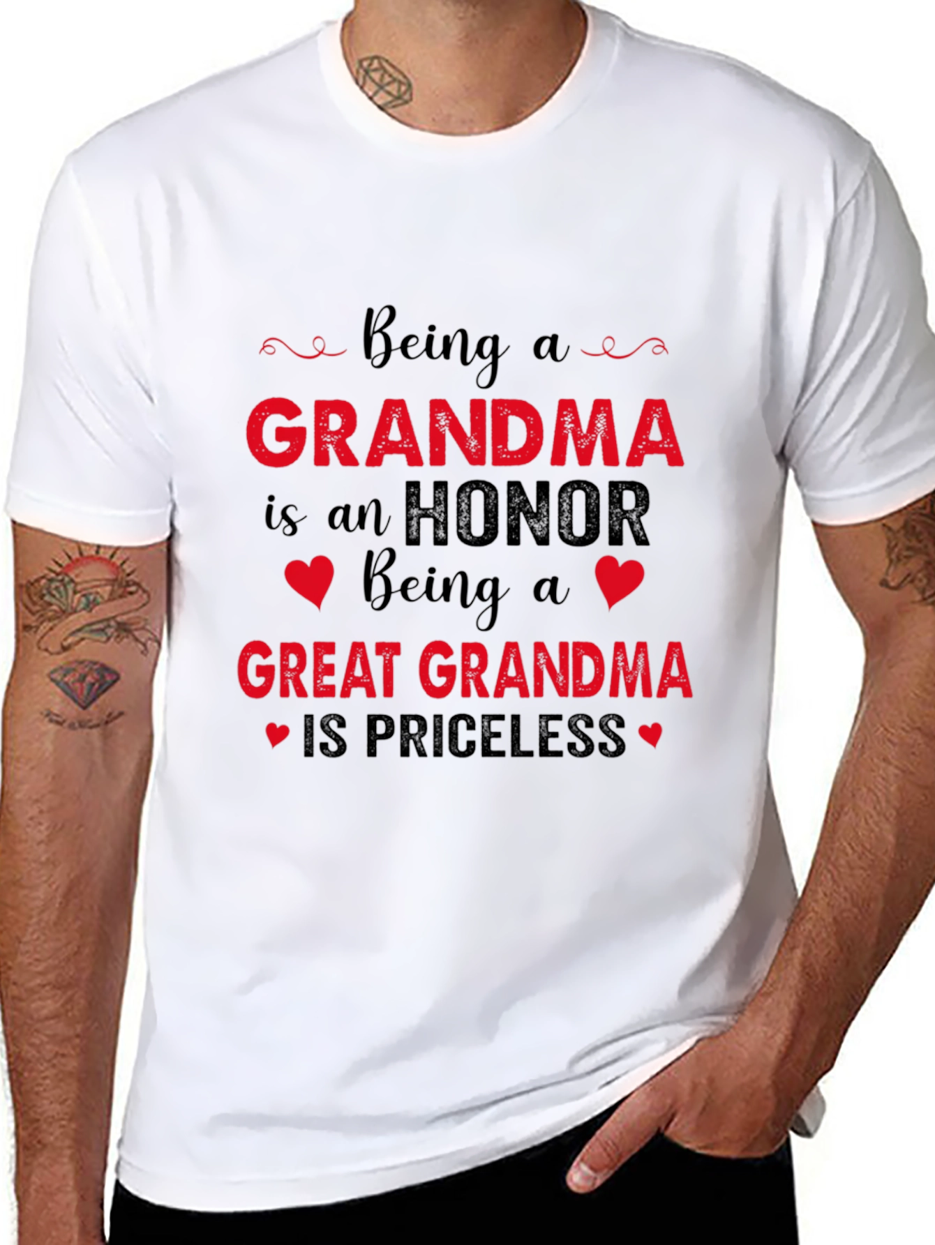 Grandma/Great Grandma T-Shirt: Priceless Honor
