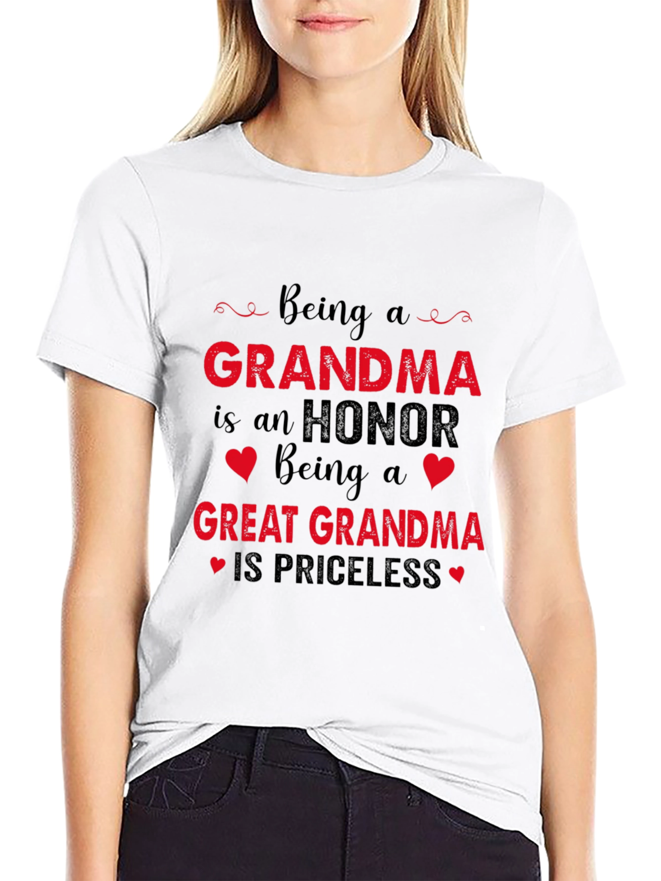 Grandma/Great Grandma T-Shirt: Priceless Honor