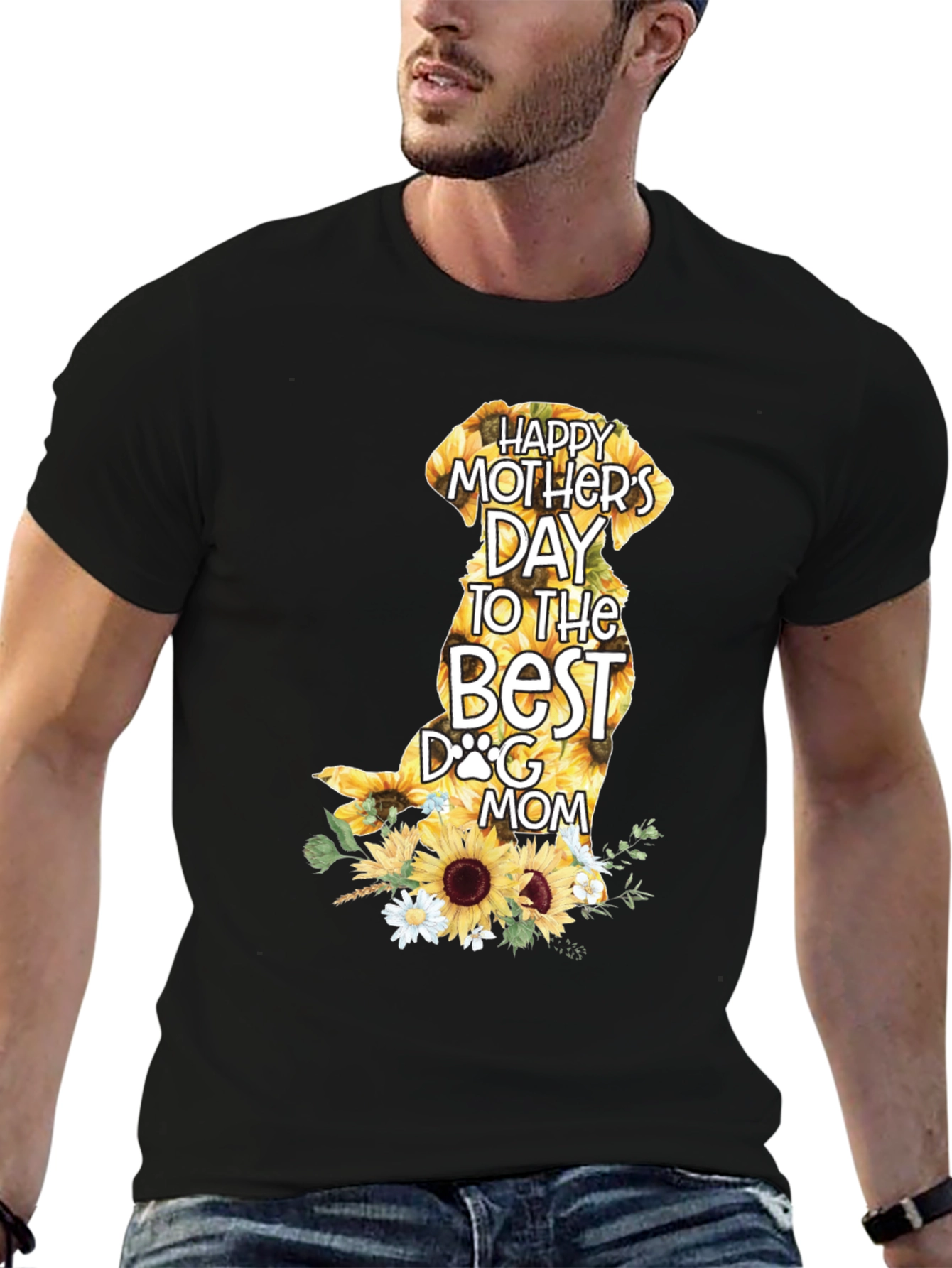 Dog Mom Sunflower T-Shirt - Mothers Day Gift