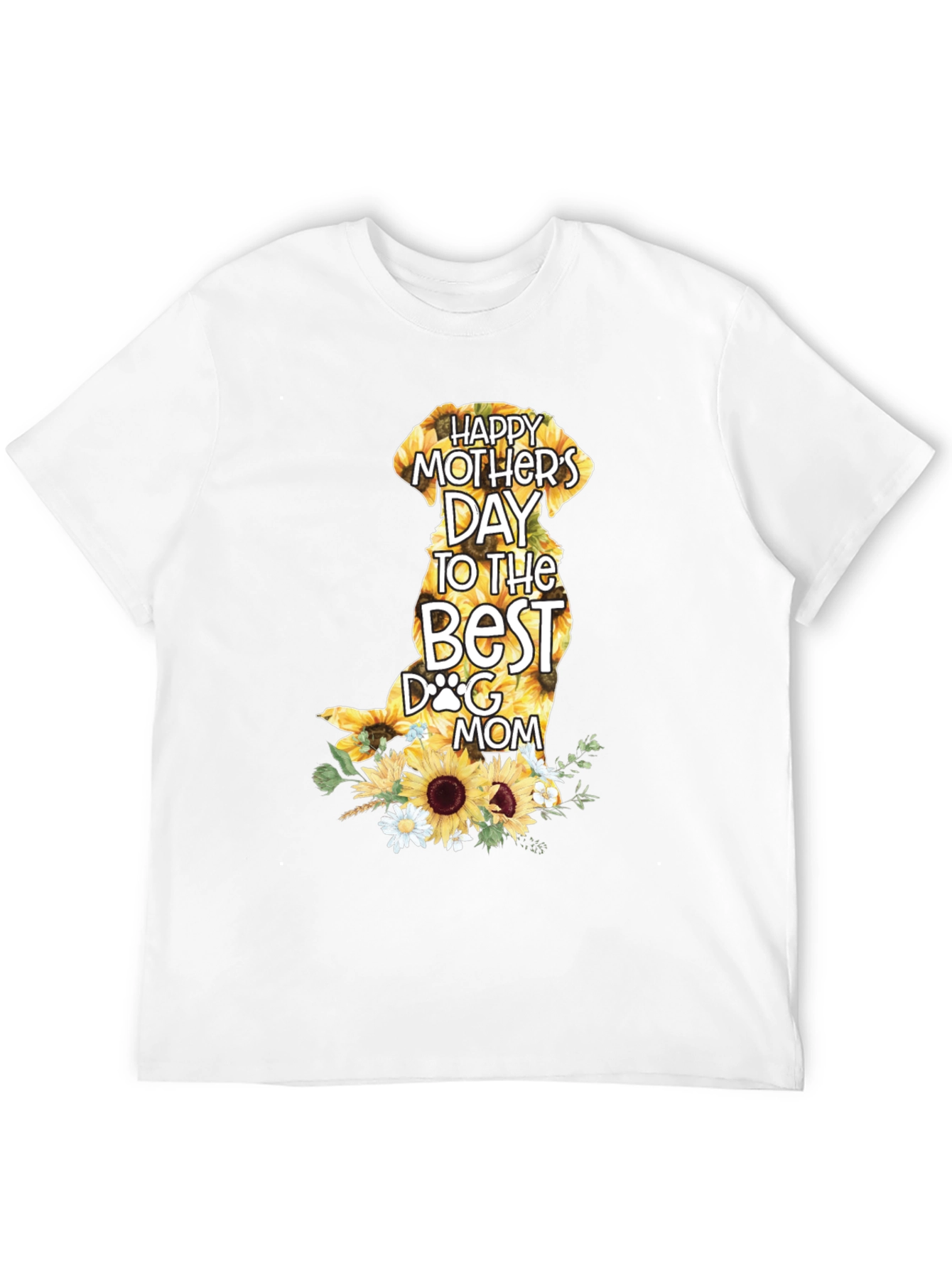 Dog Mom Sunflower T-Shirt - Mothers Day Gift
