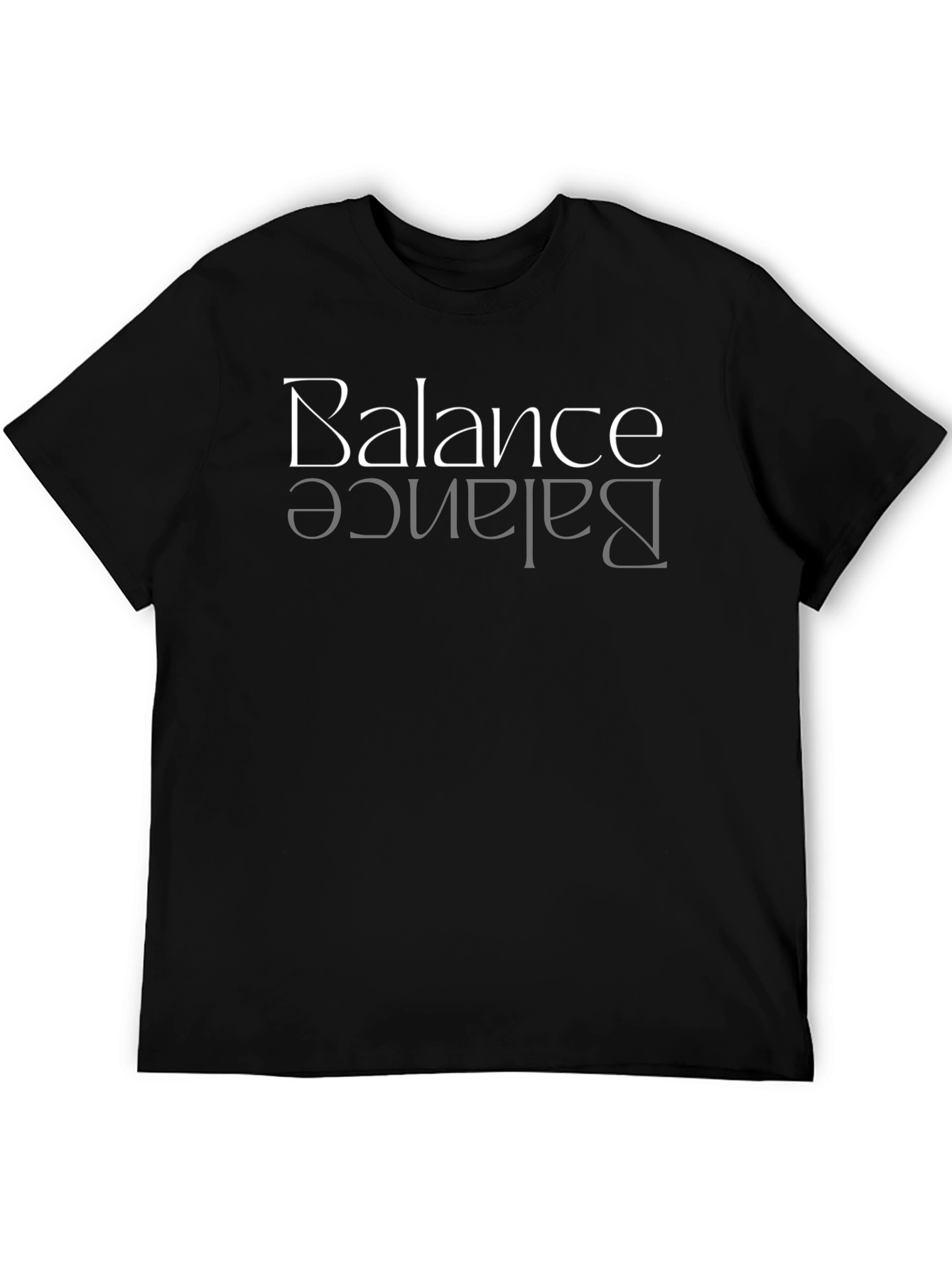 Balance Graphic Tee - Unisex Black T-Shirt