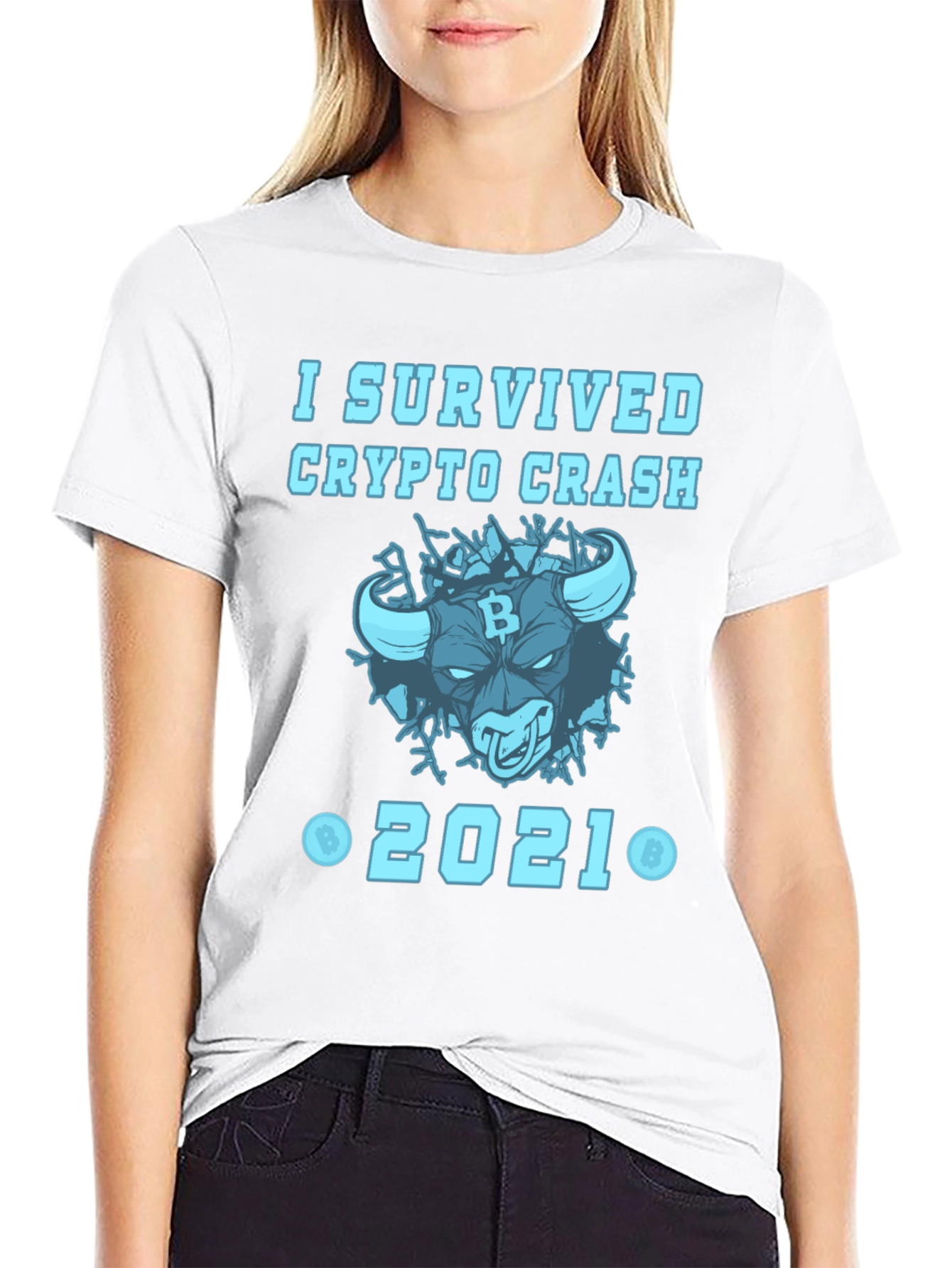 I Survived Crypto Crash 2021 T-Shirt