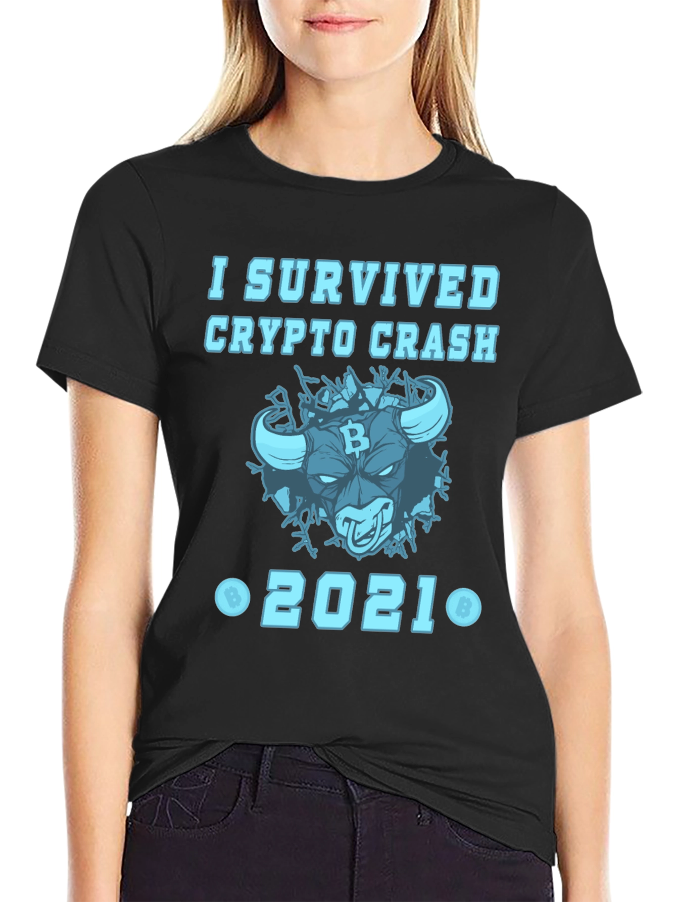 I Survived Crypto Crash 2021 T-Shirt