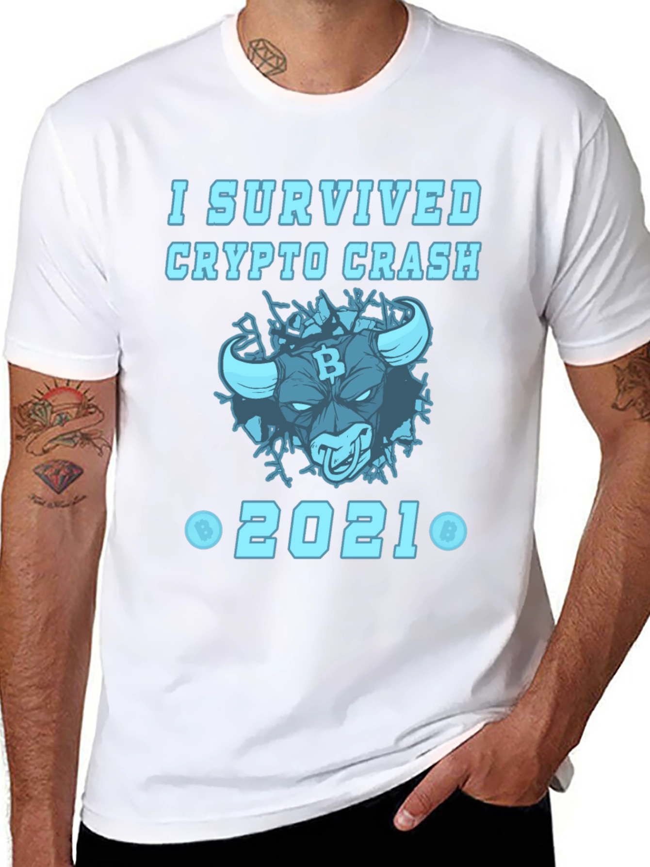I Survived Crypto Crash 2021 T-Shirt
