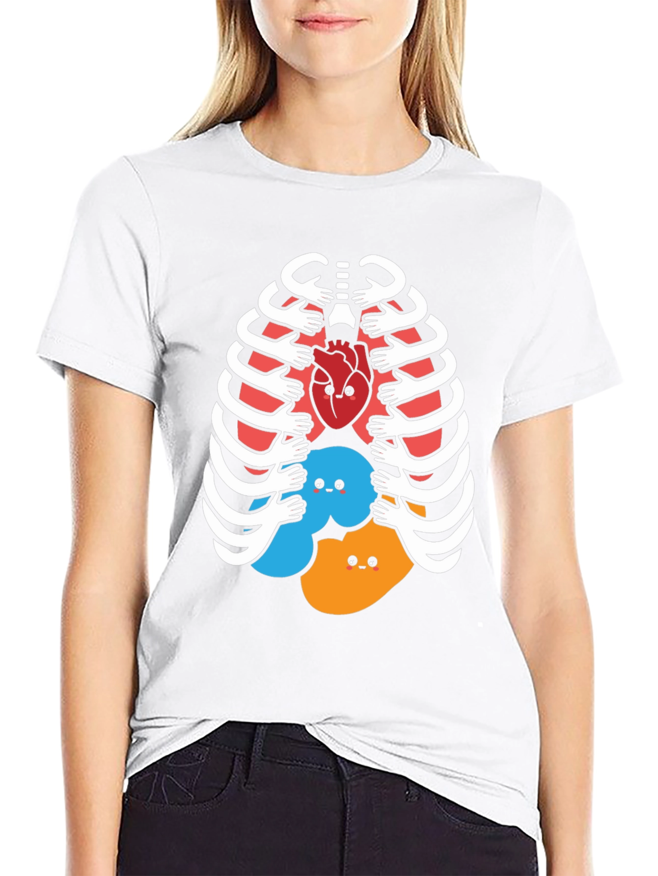 Funny Anatomy Rib Cage T-Shirt