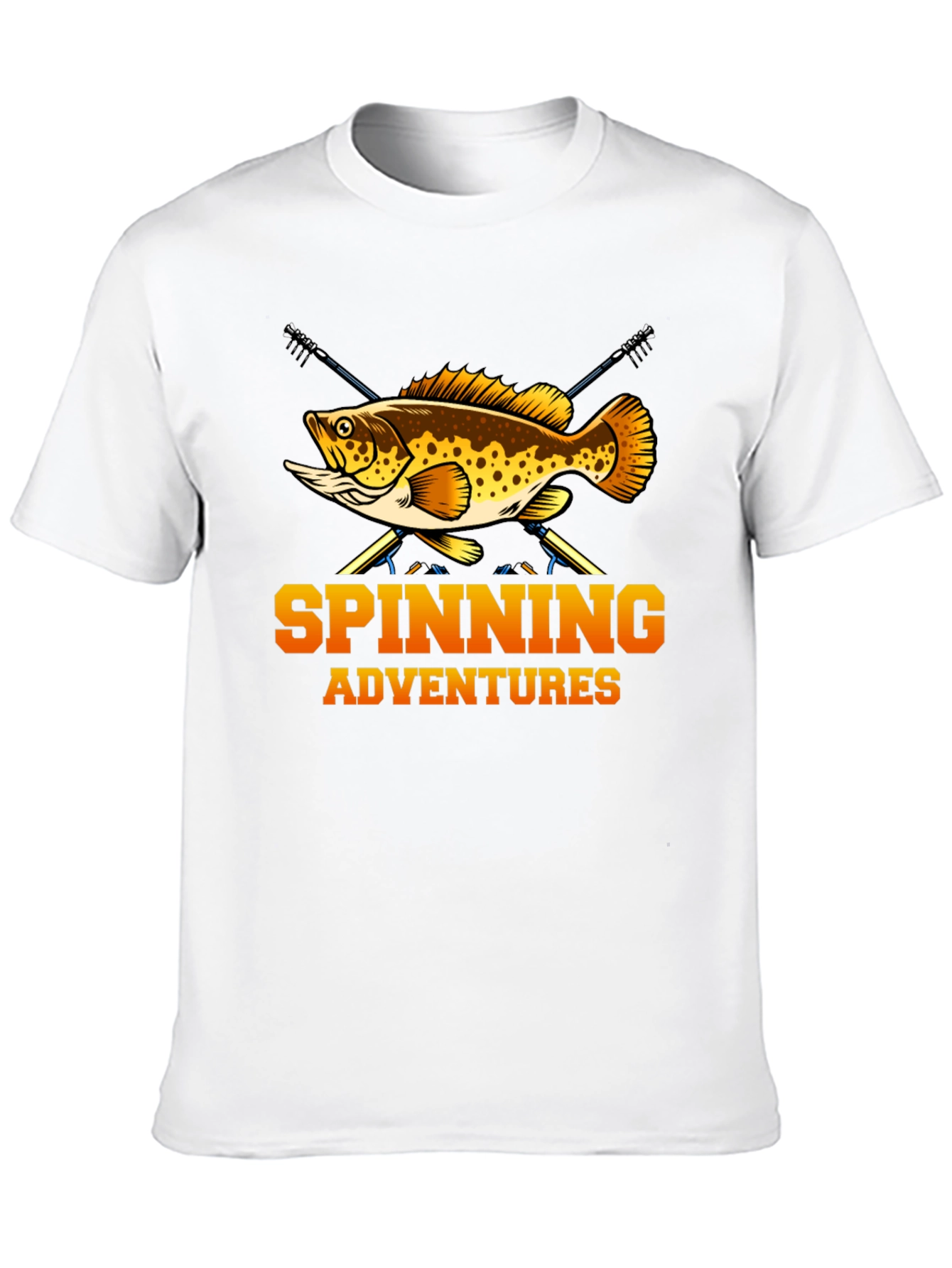 Spinning Adventures Fishing T-Shirt - Angler Tee