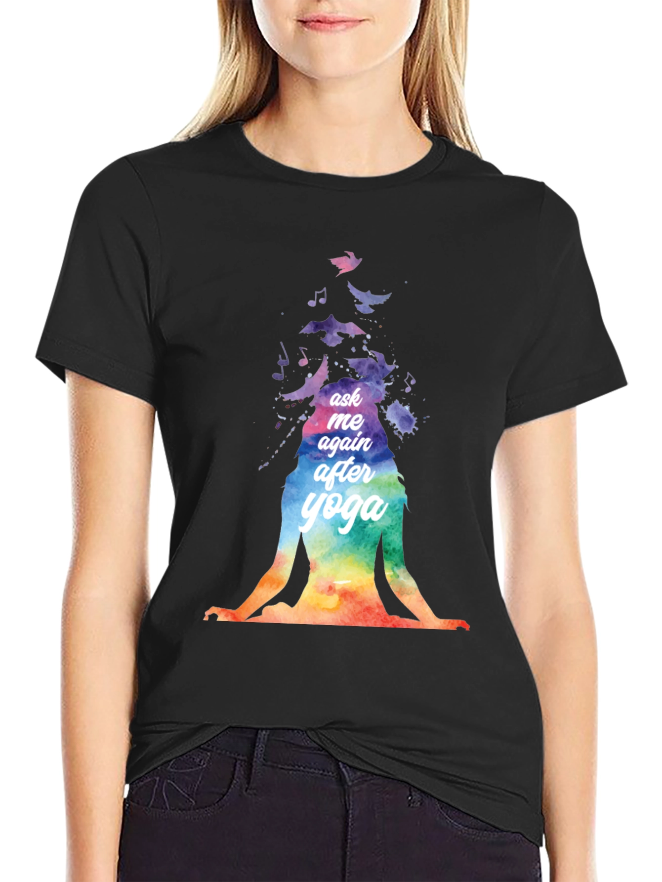 Yoga T-Shirt: Ask Me Again After Yoga