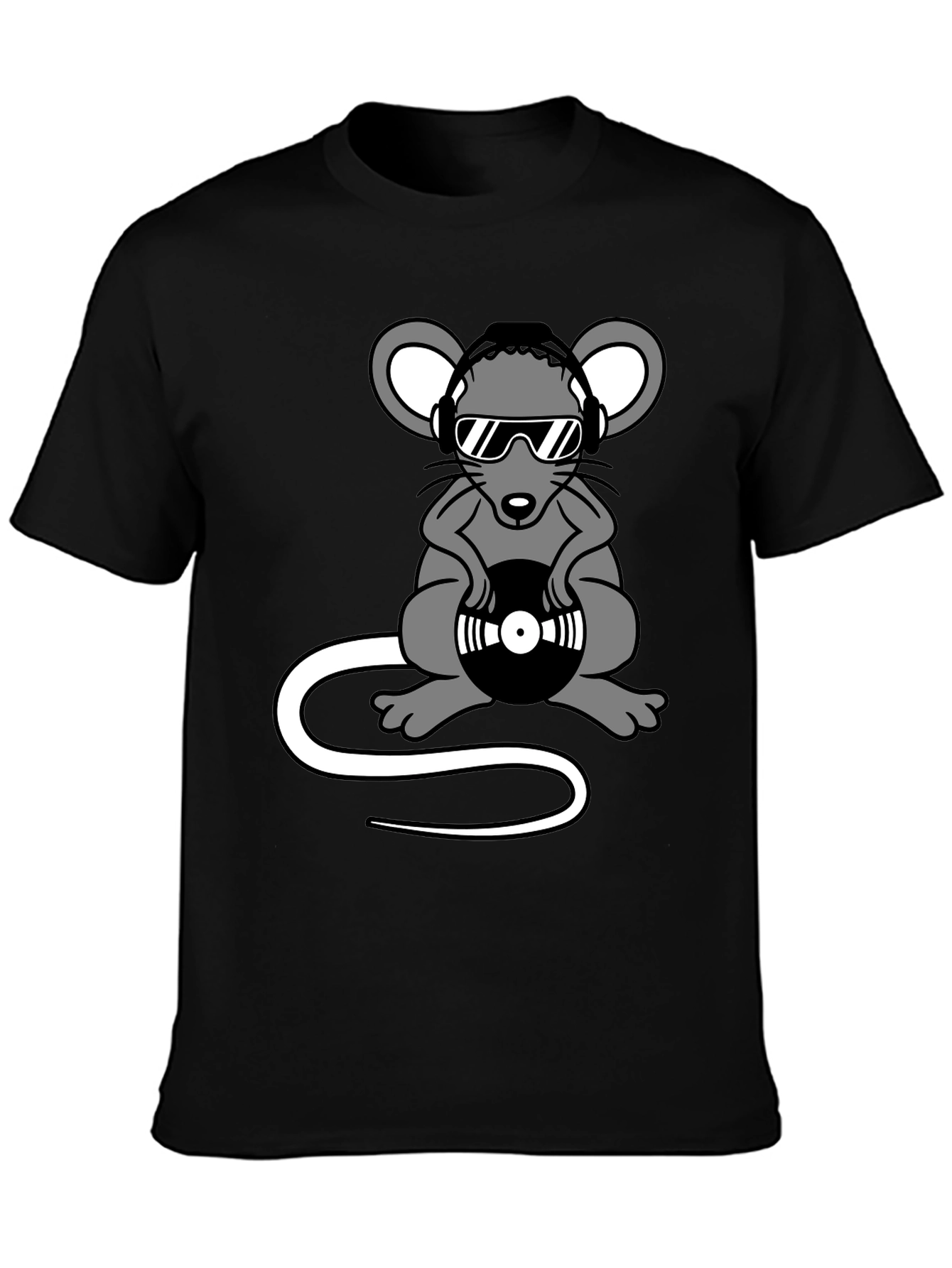 DJ Mouse Graphic T-Shirt - Cool Cartoon Tee