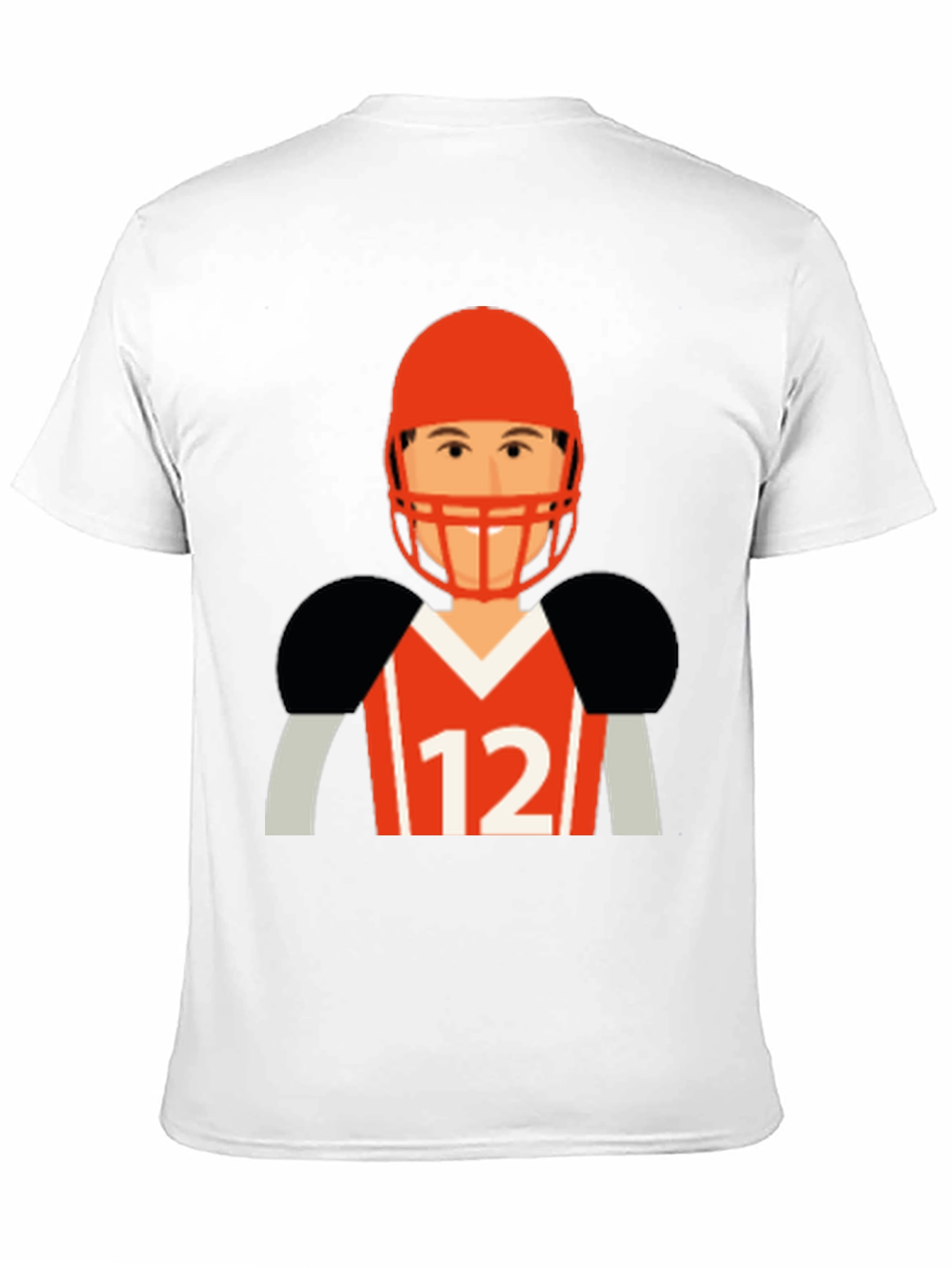 Football Player Graphic T-Shirt