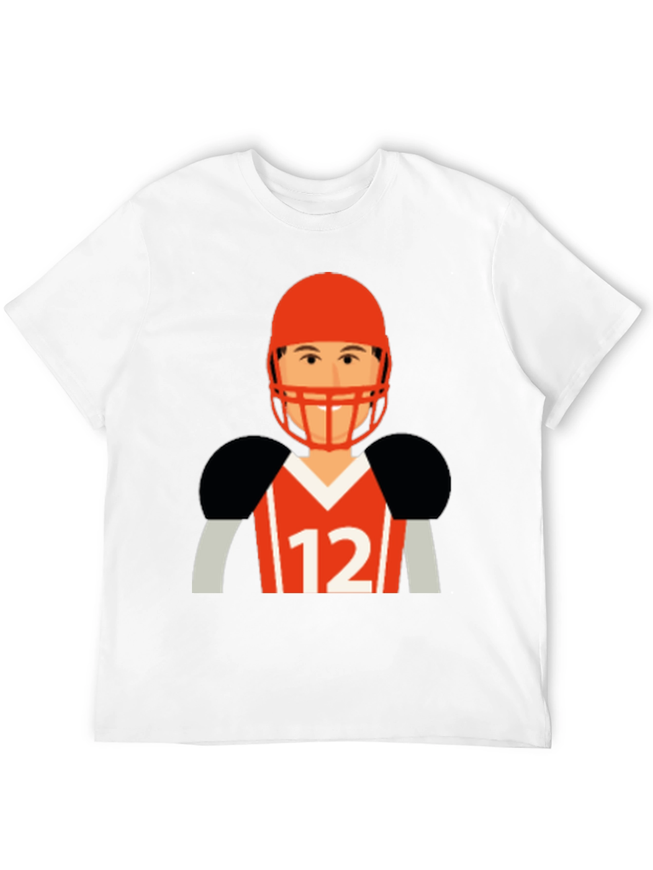 Football Player Graphic T-Shirt