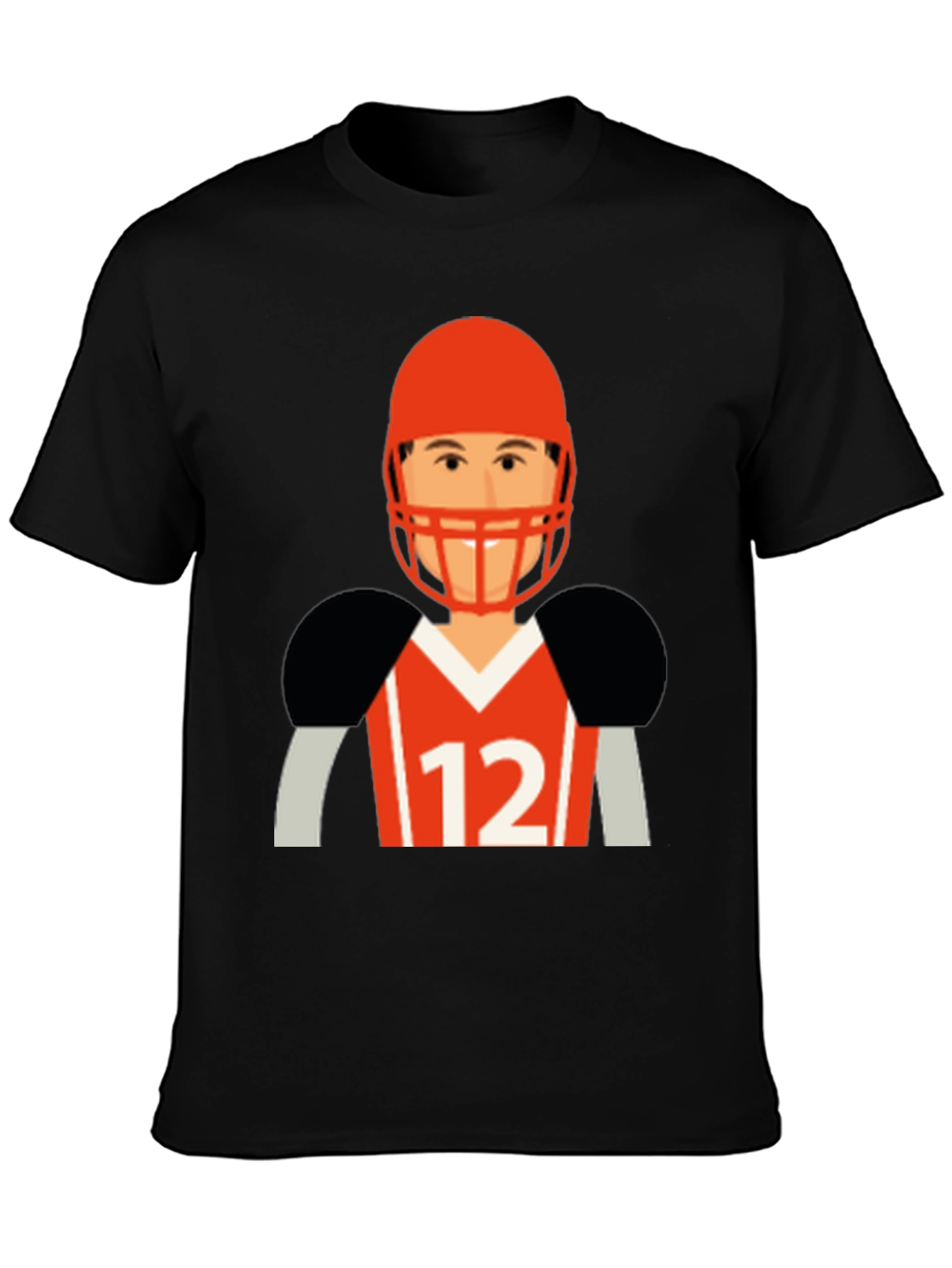 Football Player Graphic T-Shirt