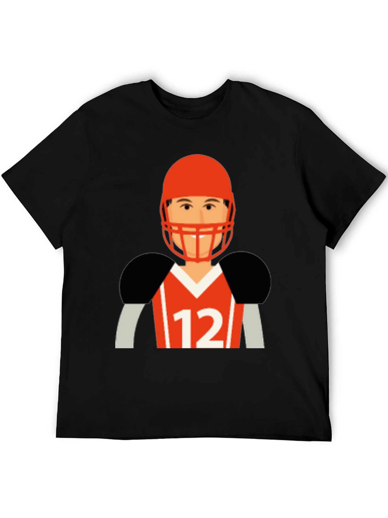 Football Player Graphic T-Shirt