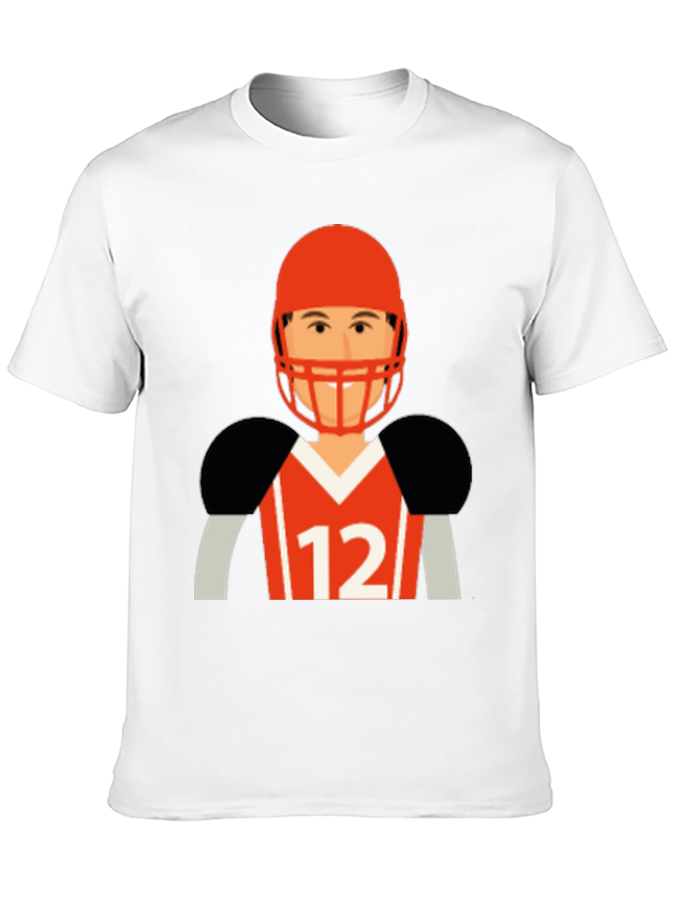 Football Player Graphic T-Shirt