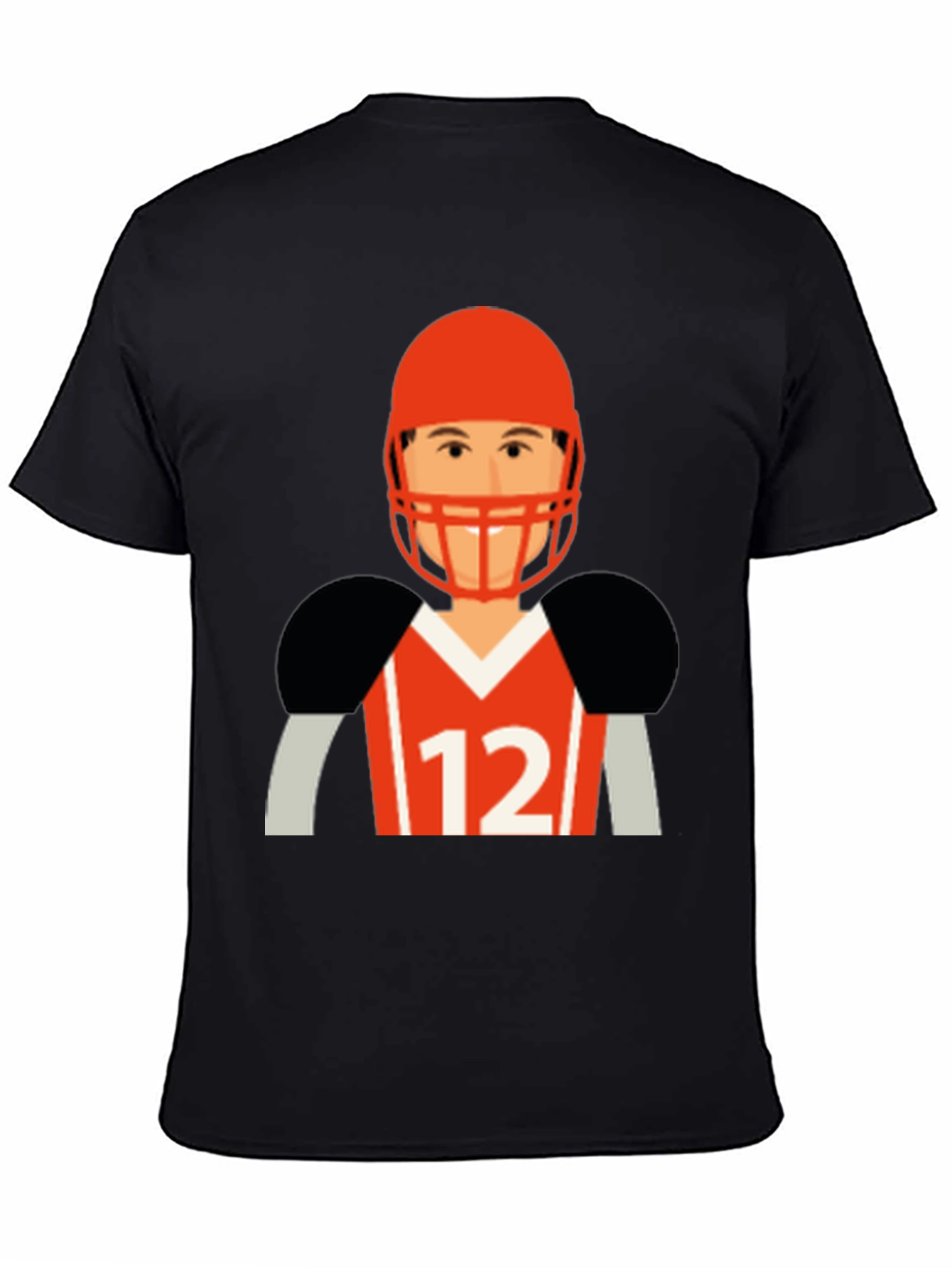 Football Player Graphic T-Shirt