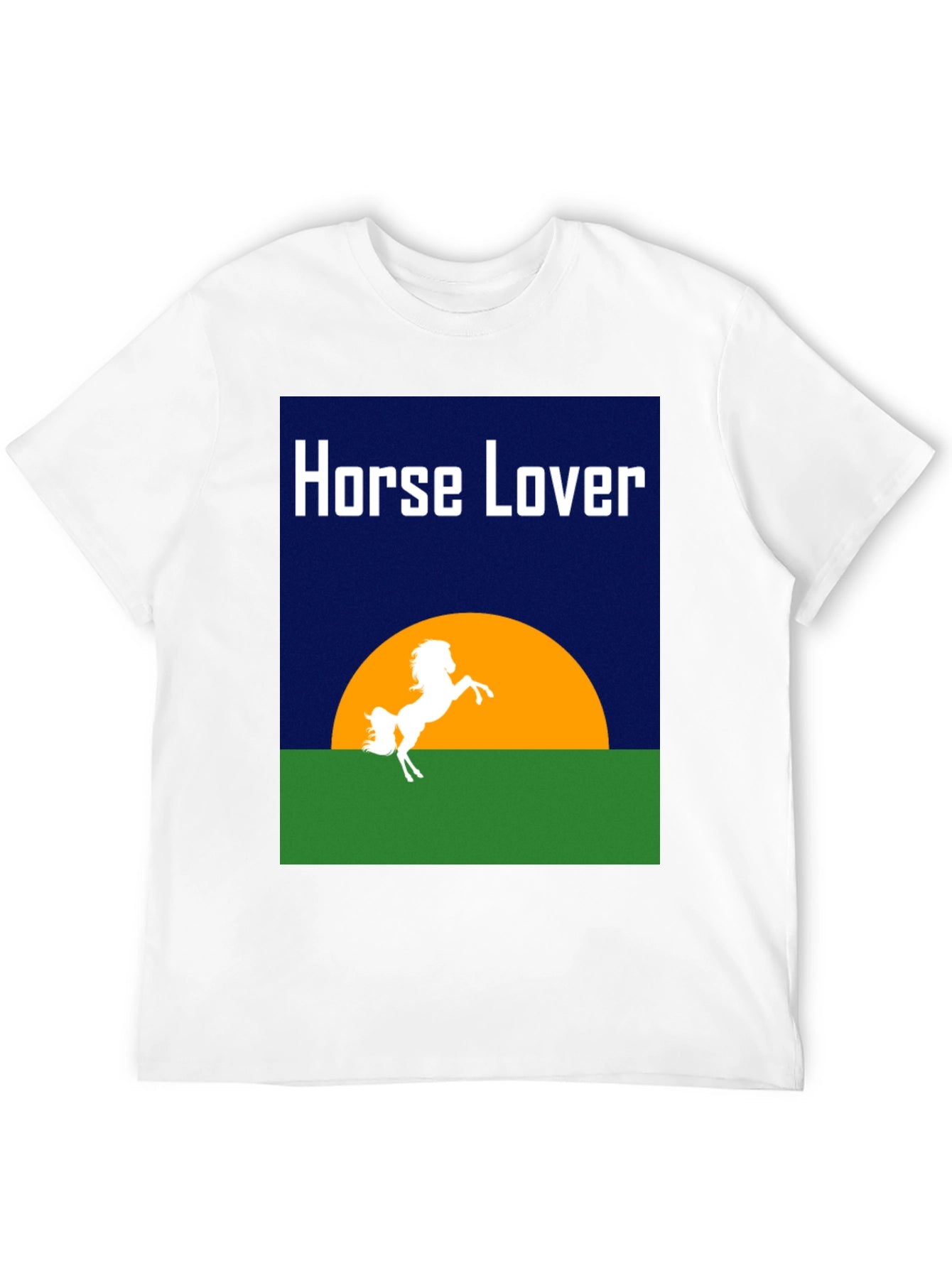 Horse Lover Graphic T-Shirt - Equestrian Design