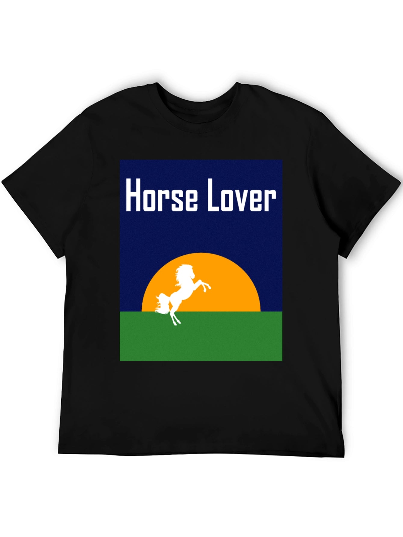 Horse Lover Graphic T-Shirt - Equestrian Design