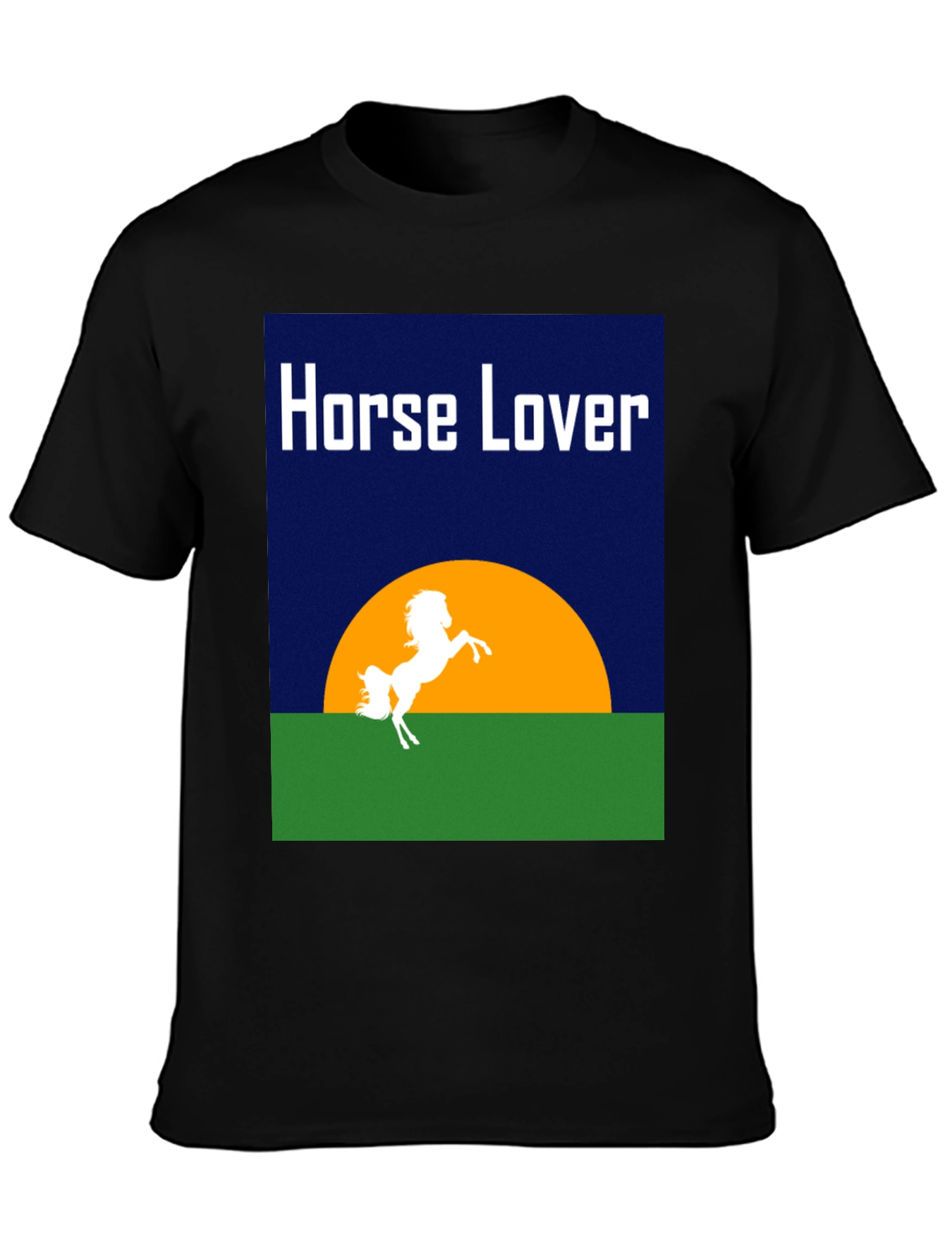 Horse Lover Graphic T-Shirt - Equestrian Design