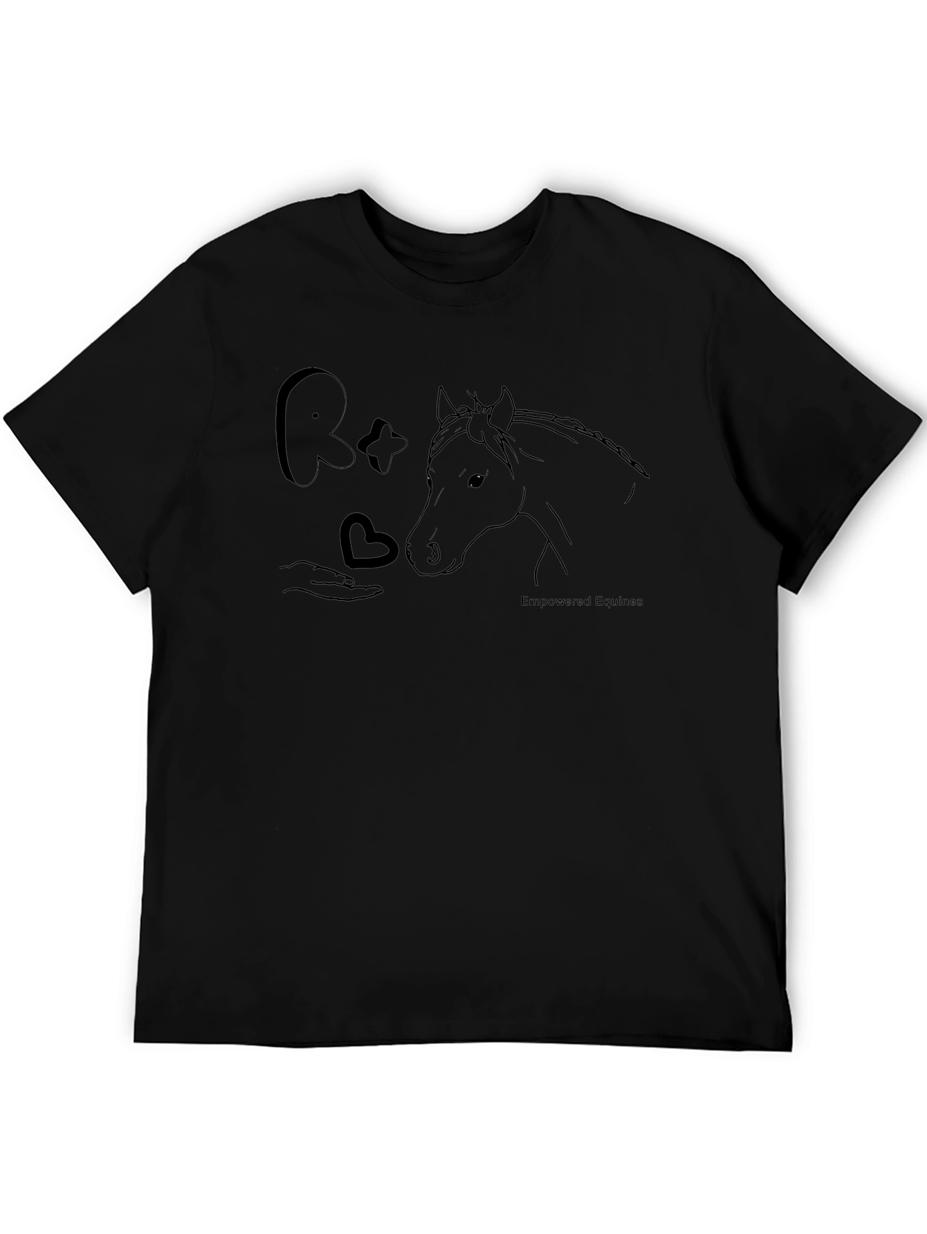 Empowered Equines Graphic T-Shirt - Black