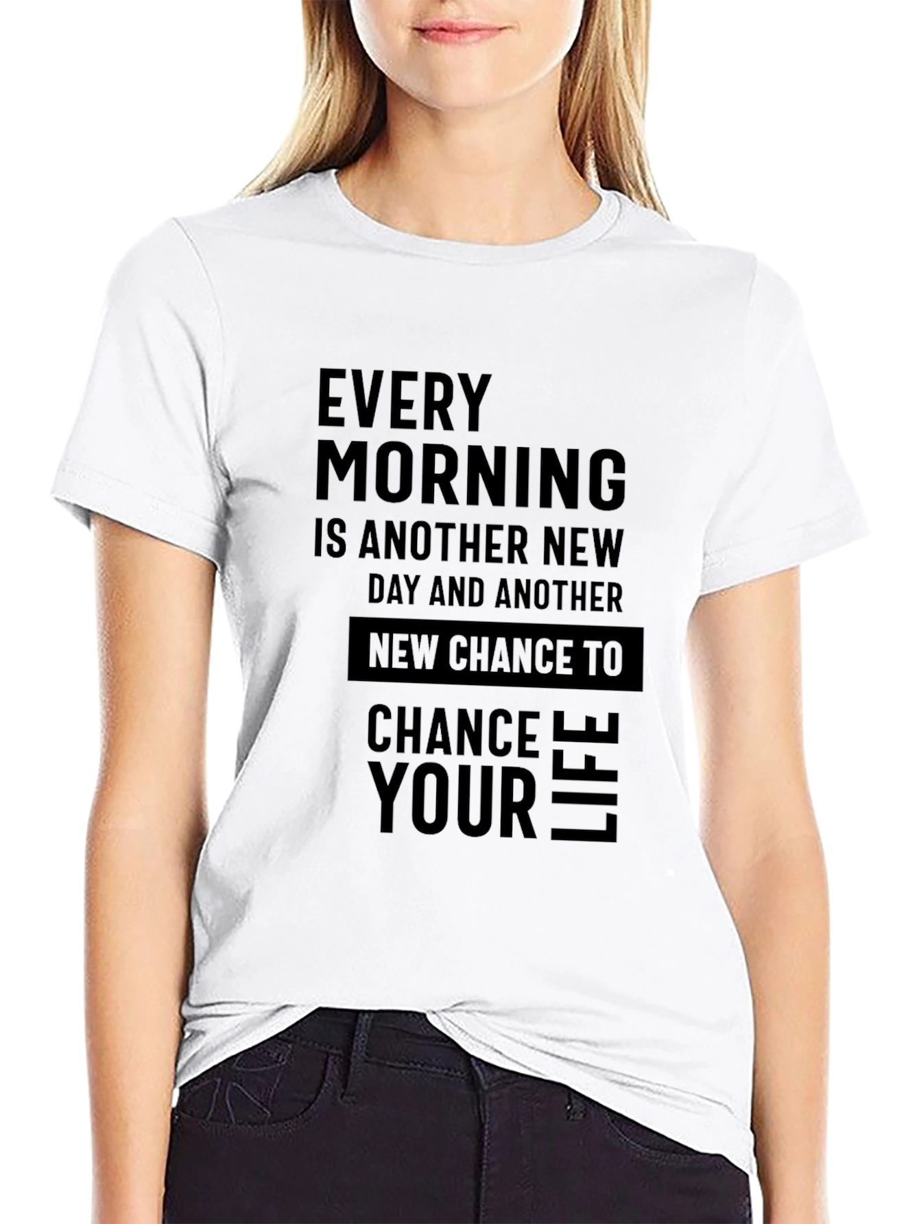 Inspirational Mens Black T-Shirt