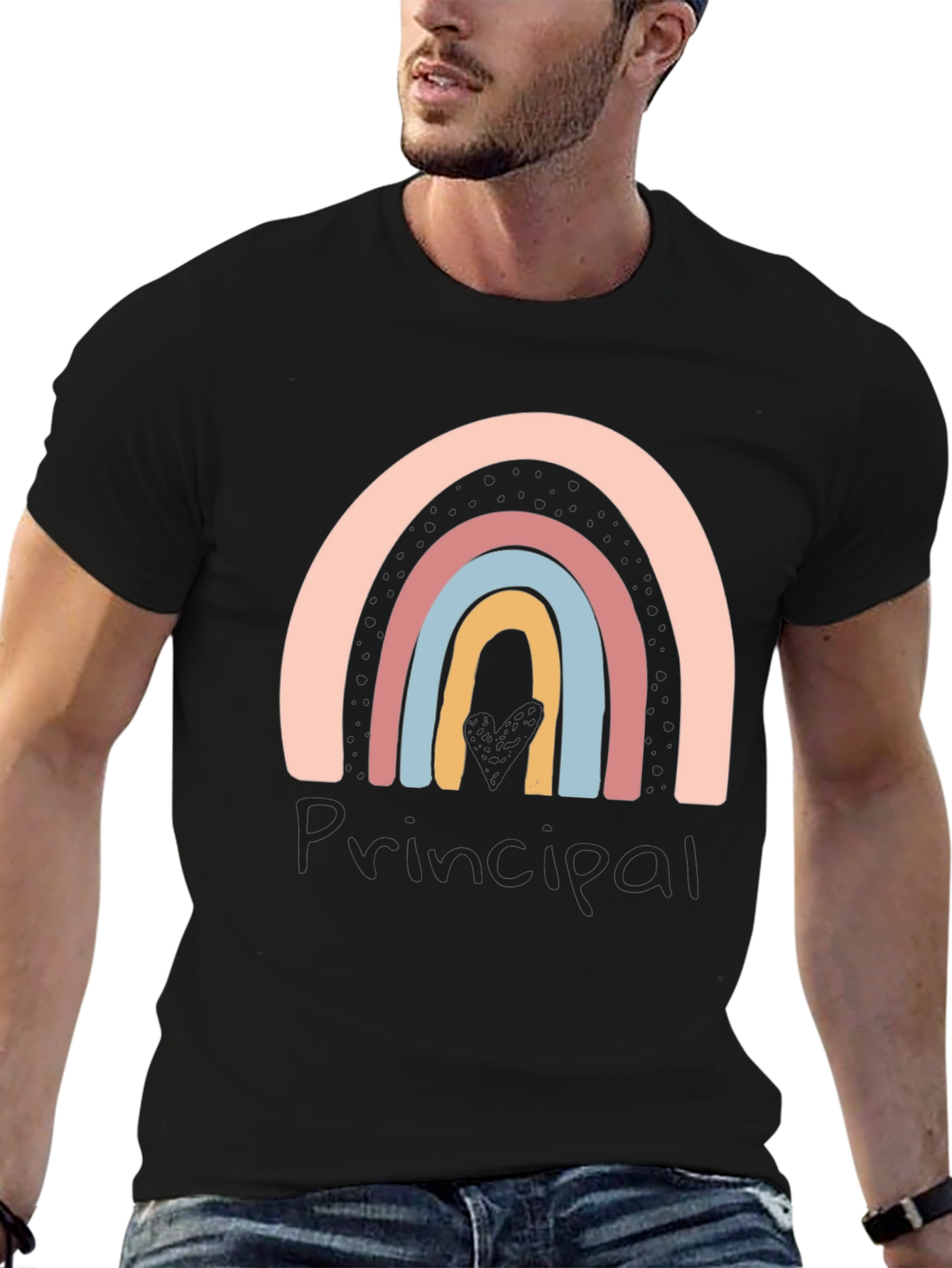 Principal Rainbow Graphic T-Shirt