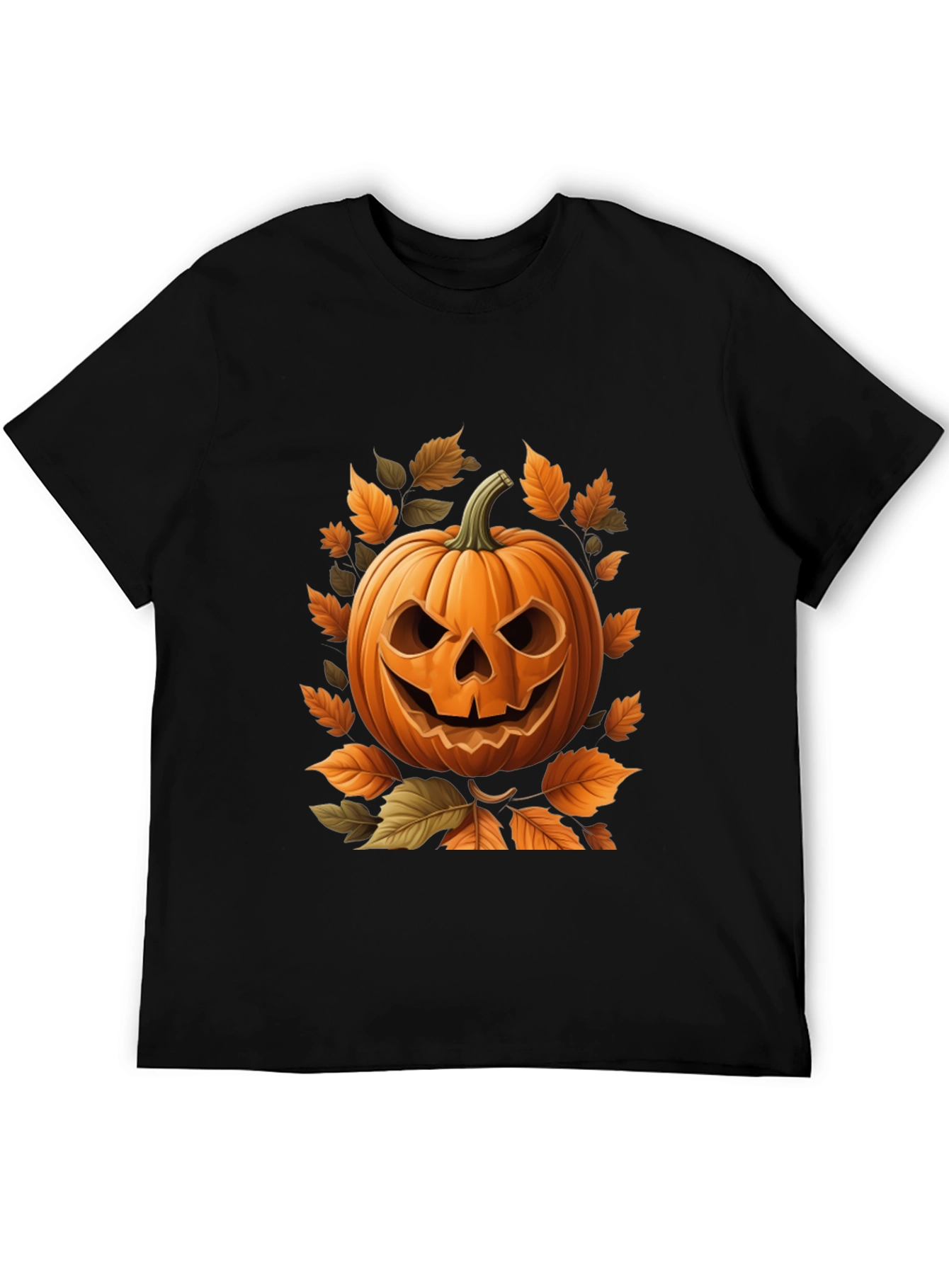 Spooky Pumpkin Halloween Graphic T-Shirt