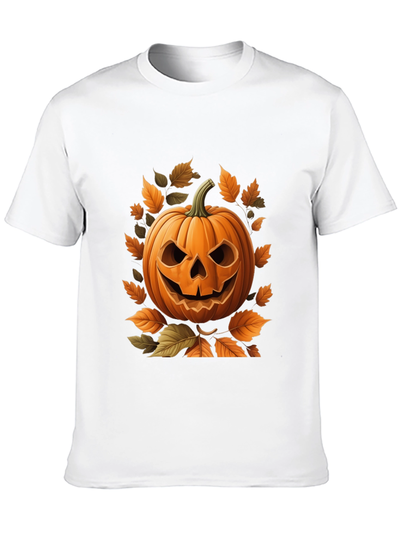 Spooky Pumpkin Halloween Graphic T-Shirt