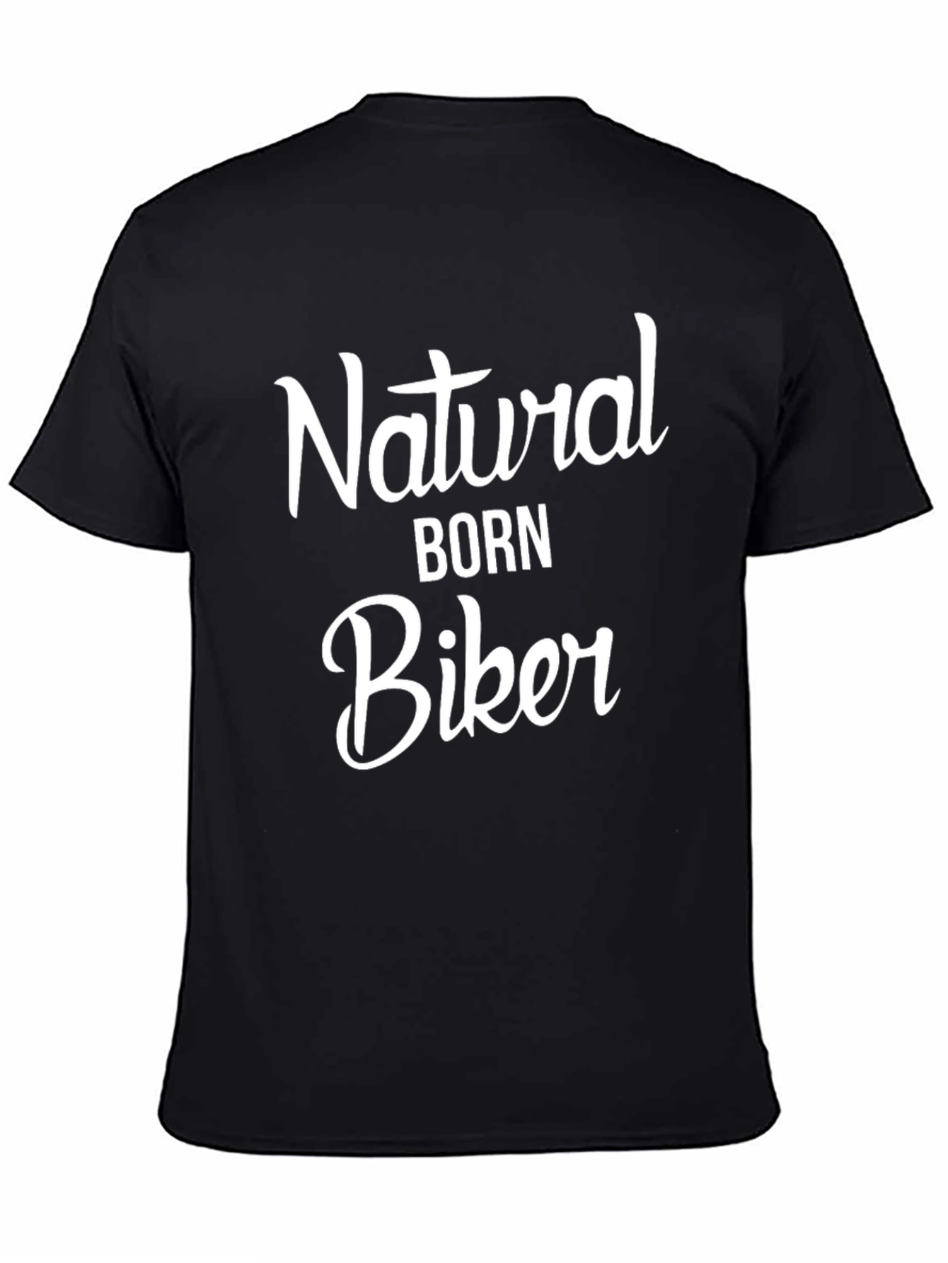 Natural Born Biker T-Shirt - Black