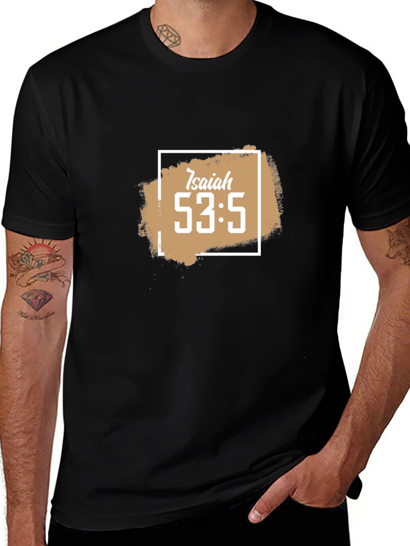 Isaiah 53:5 Graphic T-Shirt