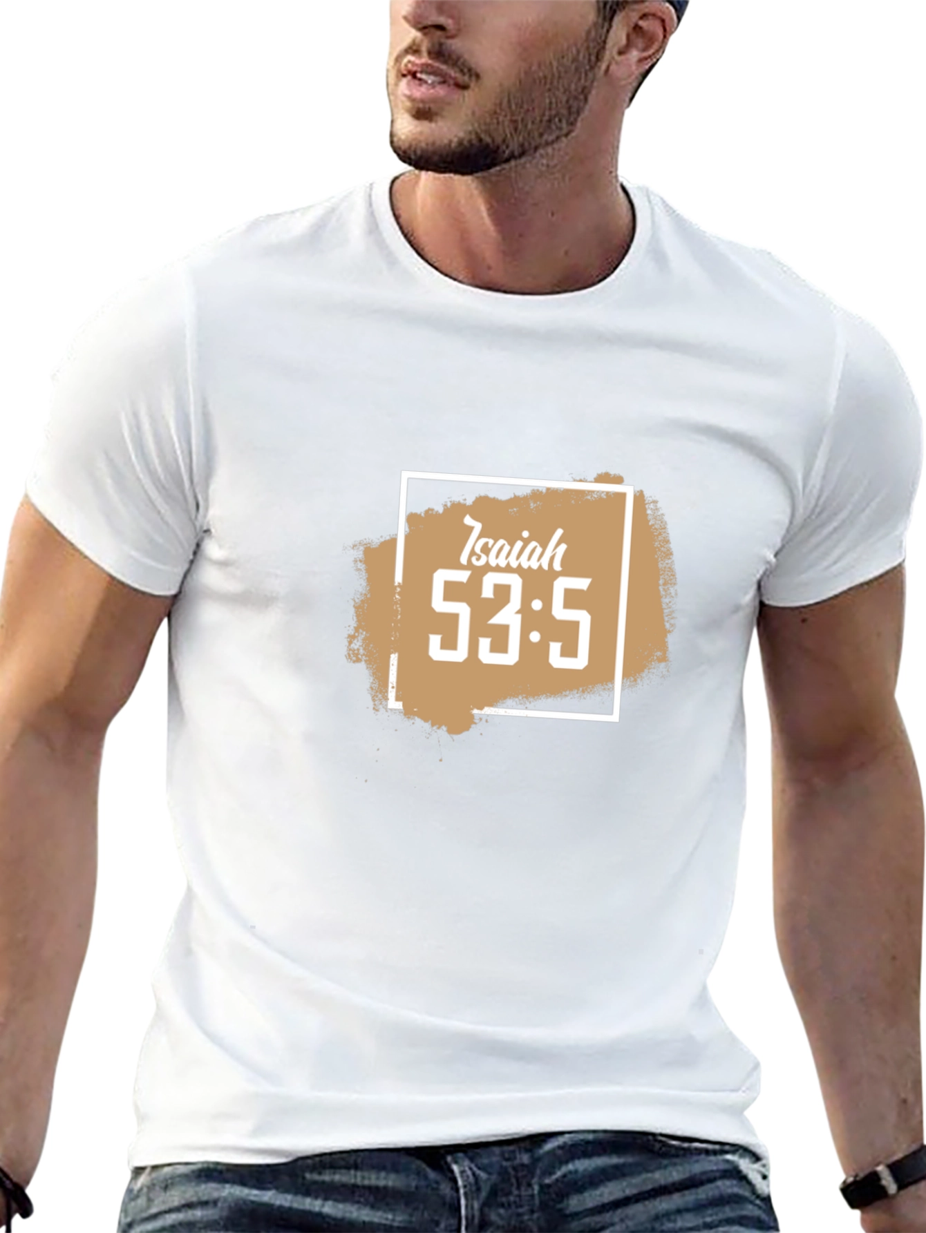 Isaiah 53:5 Graphic T-Shirt