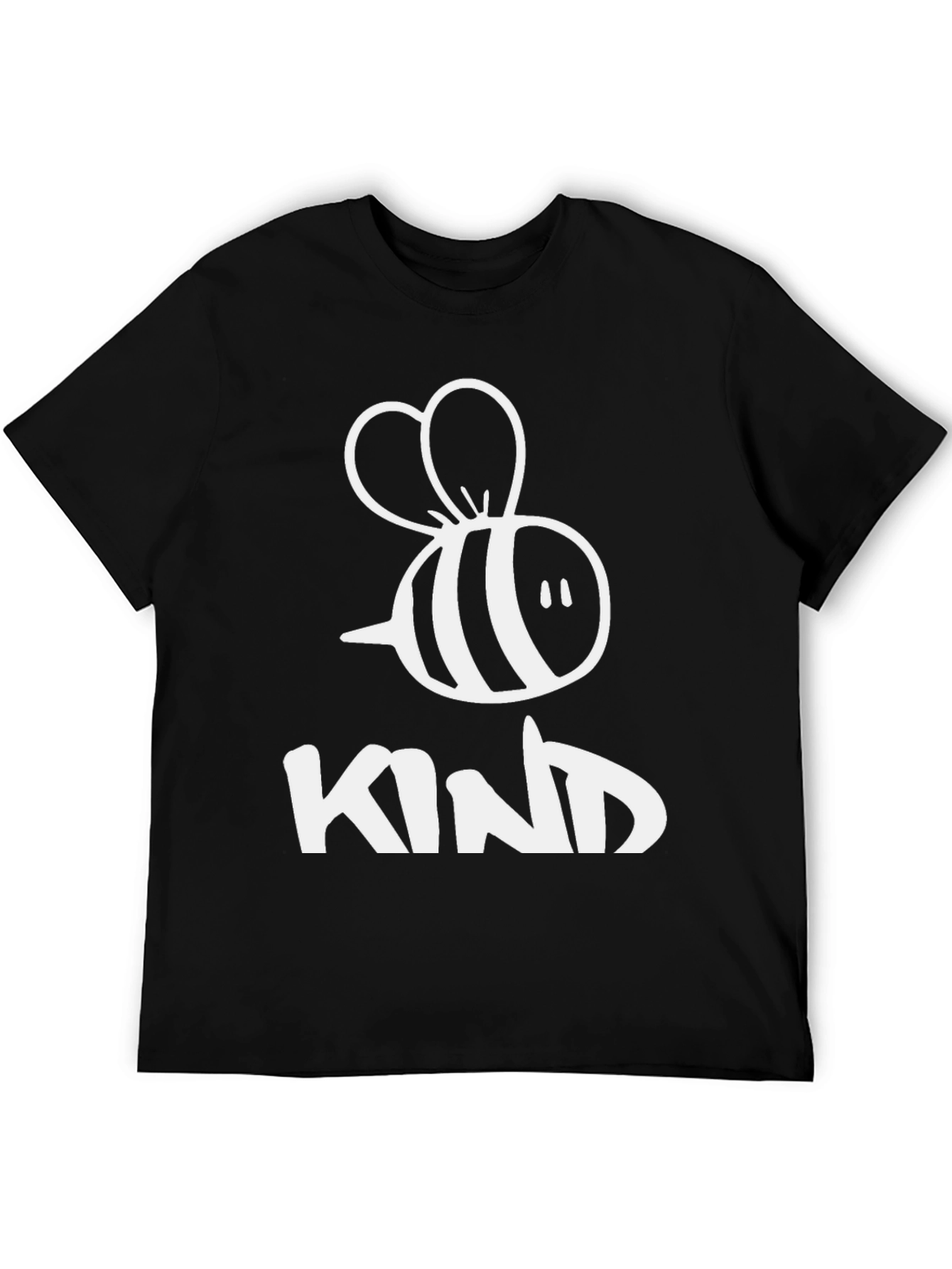 Bee Kind Graphic Tee - Black Crew Neck