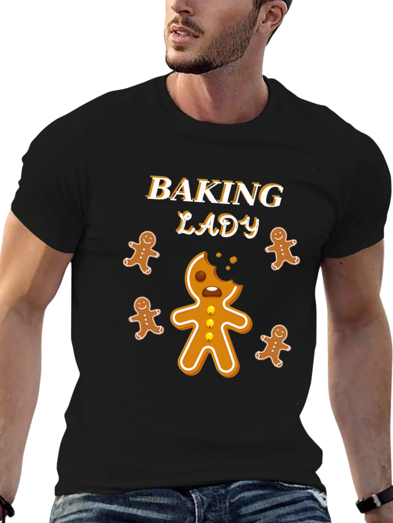 Baking Lady Gingerbread T-Shirt