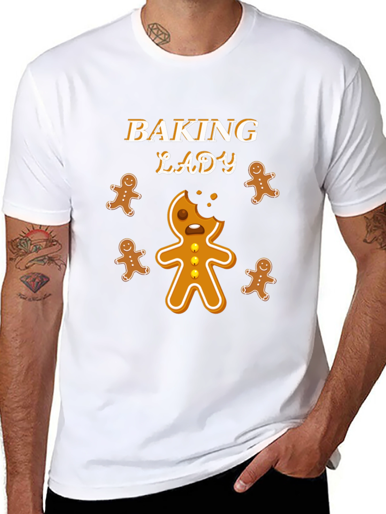 Baking Lady Gingerbread T-Shirt