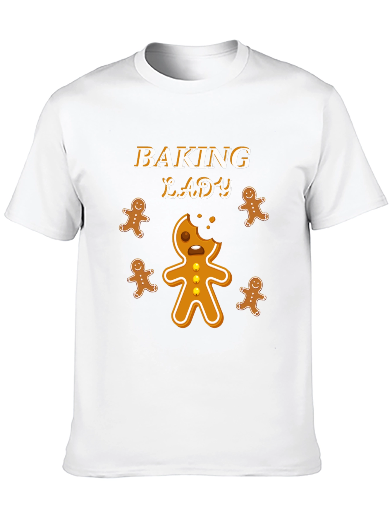 Baking Lady Gingerbread T-Shirt