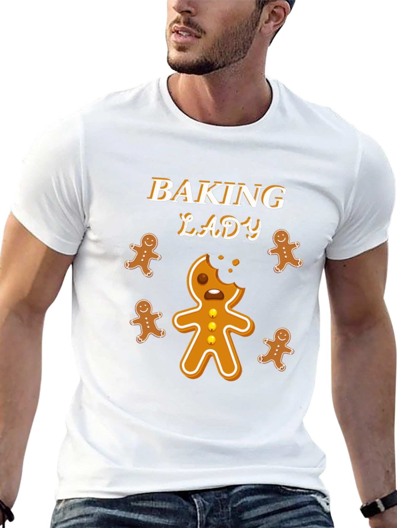 Baking Lady Gingerbread T-Shirt