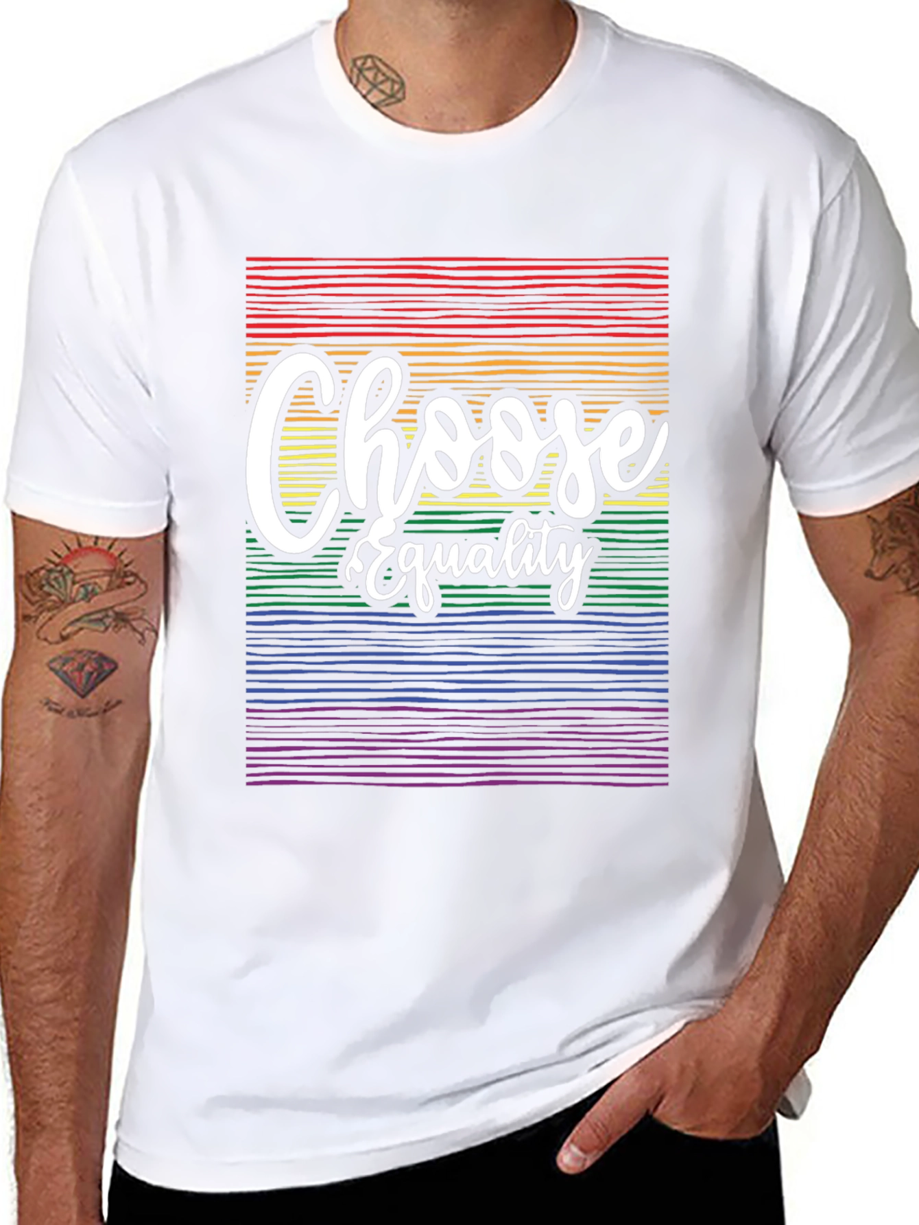Choose Equality Pride Rainbow T-Shirt