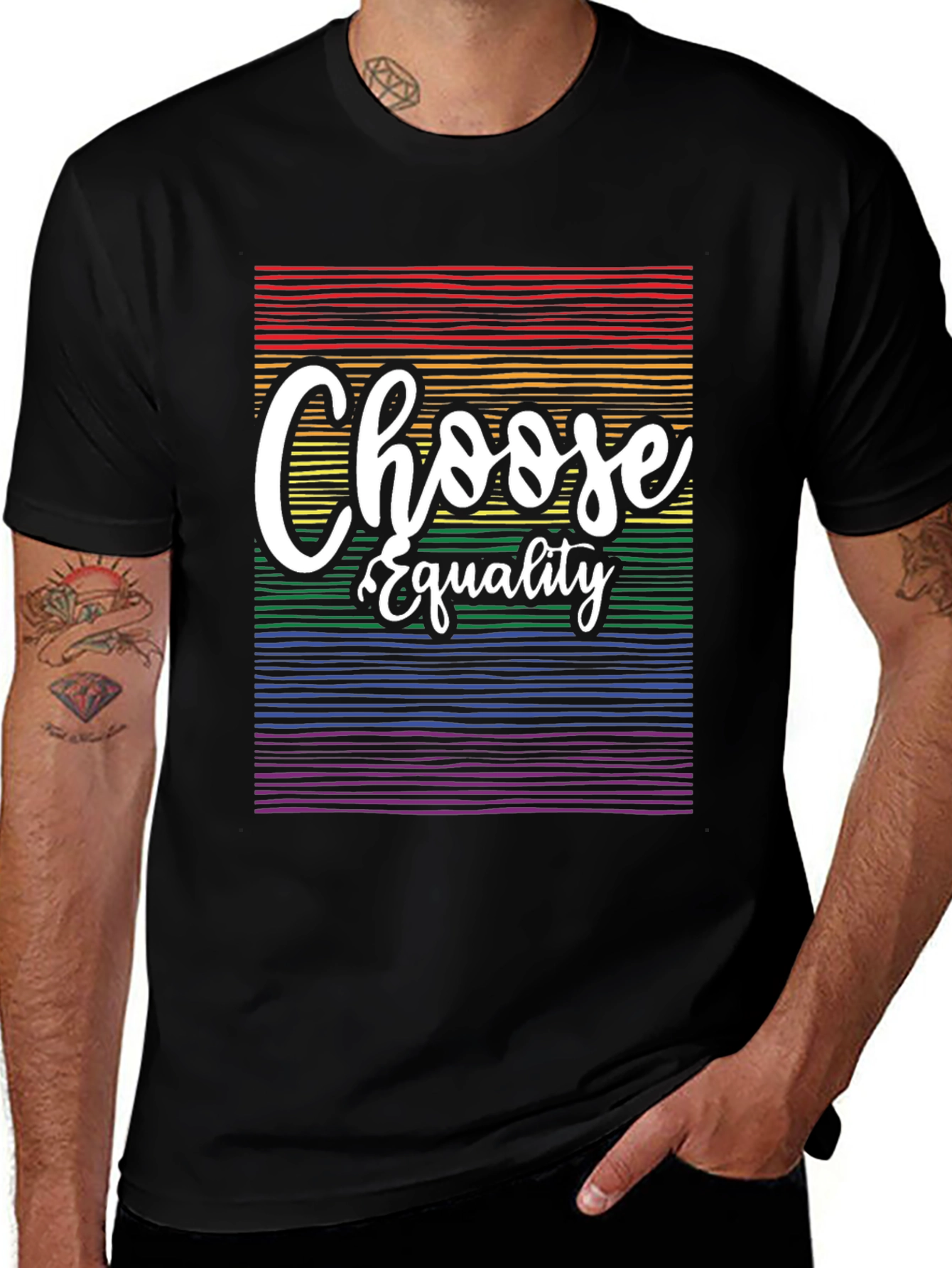 Choose Equality Pride Rainbow T-Shirt