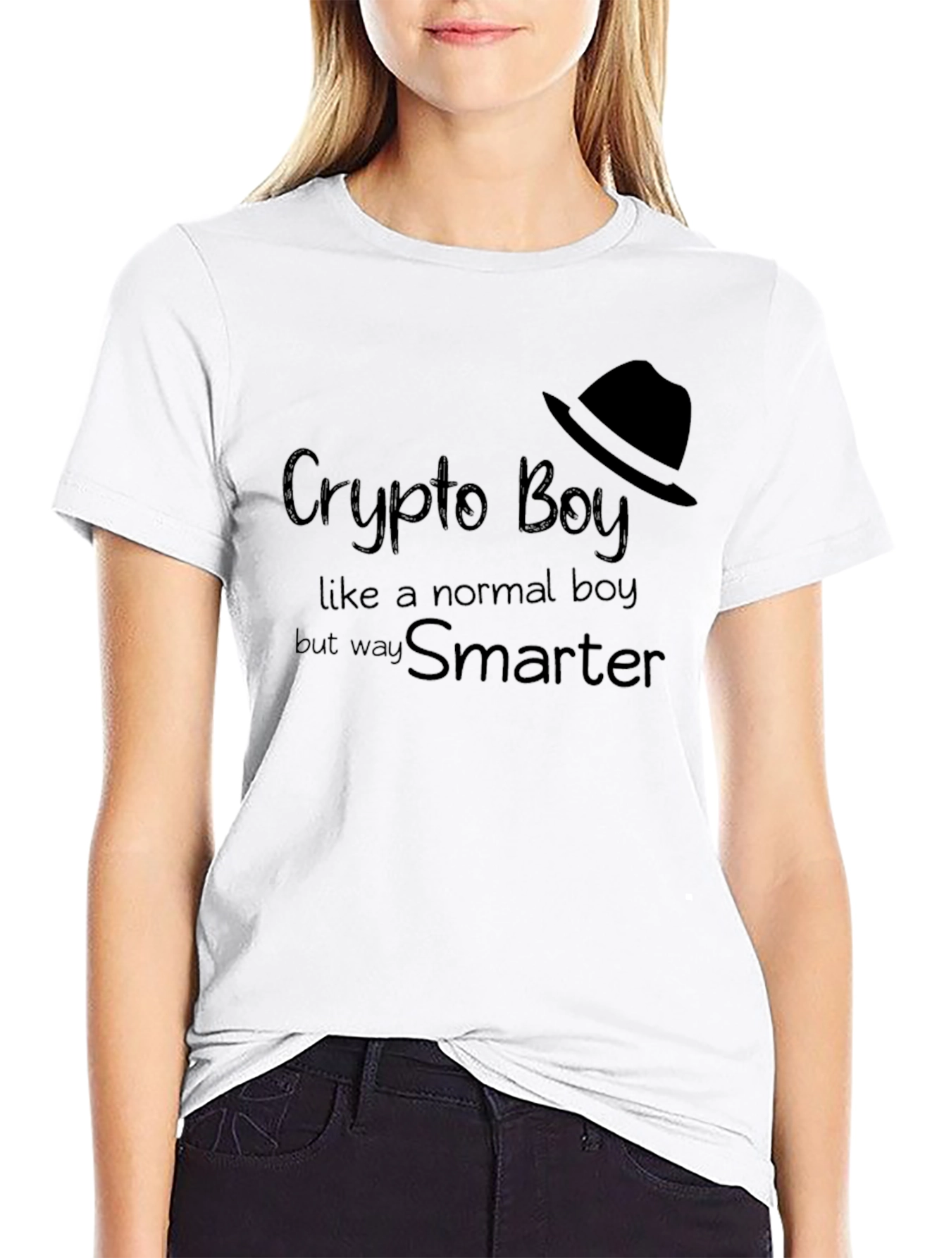 Crypto Boy Graphic Tee - Smart Investor Style