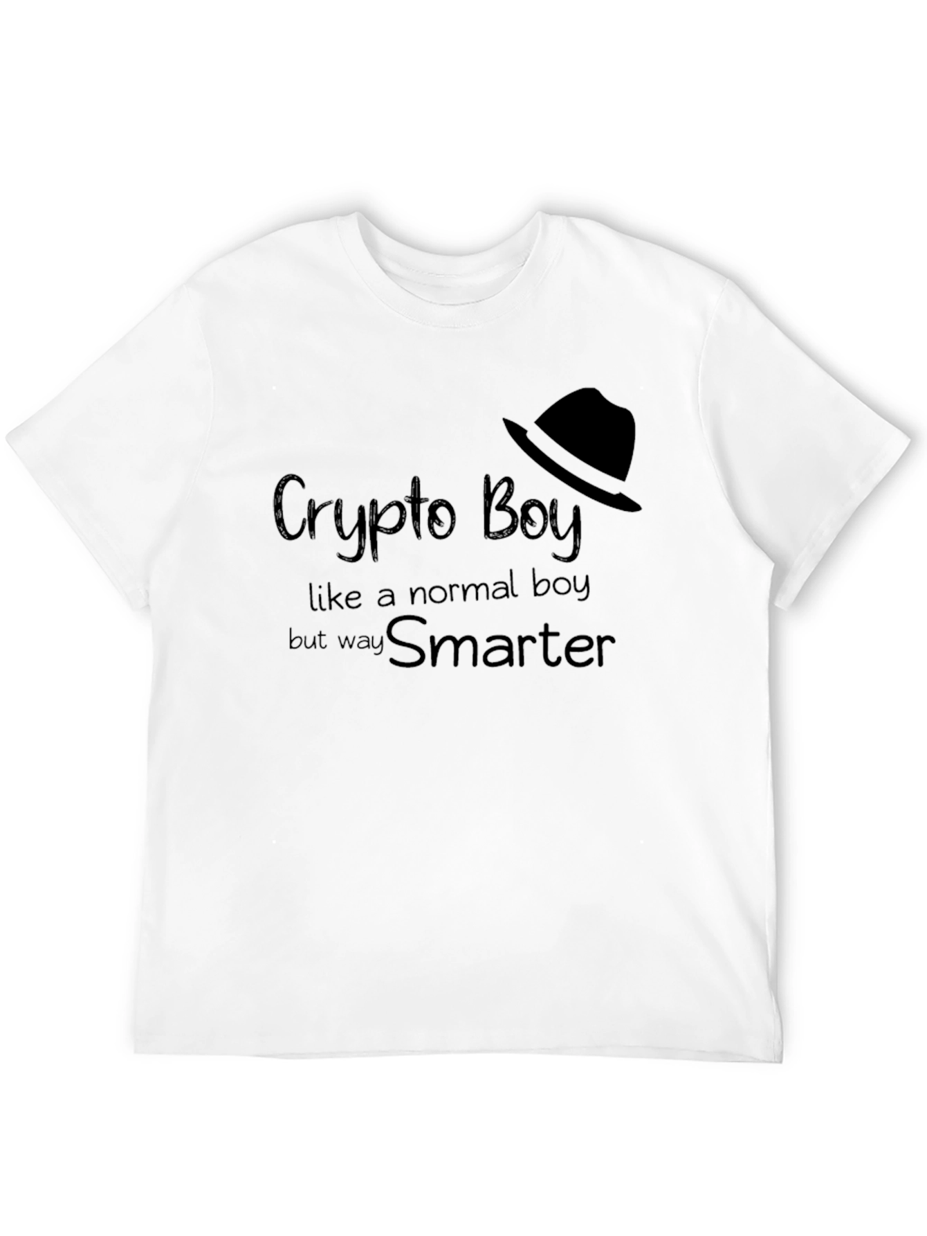 Crypto Boy Graphic Tee - Smart Investor Style
