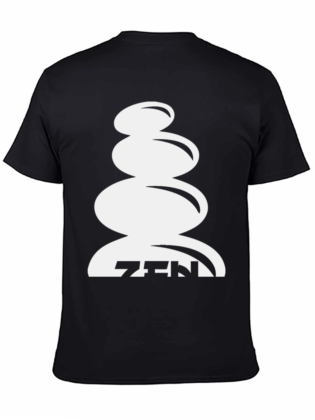 Zen Stacked Stones Graphic Tee - Balance & Style