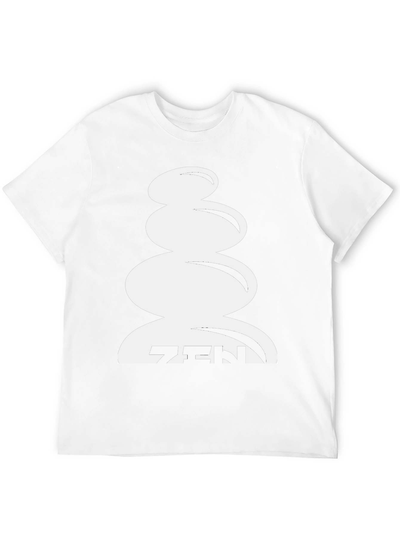 Zen Stacked Stones Graphic Tee - Balance & Style