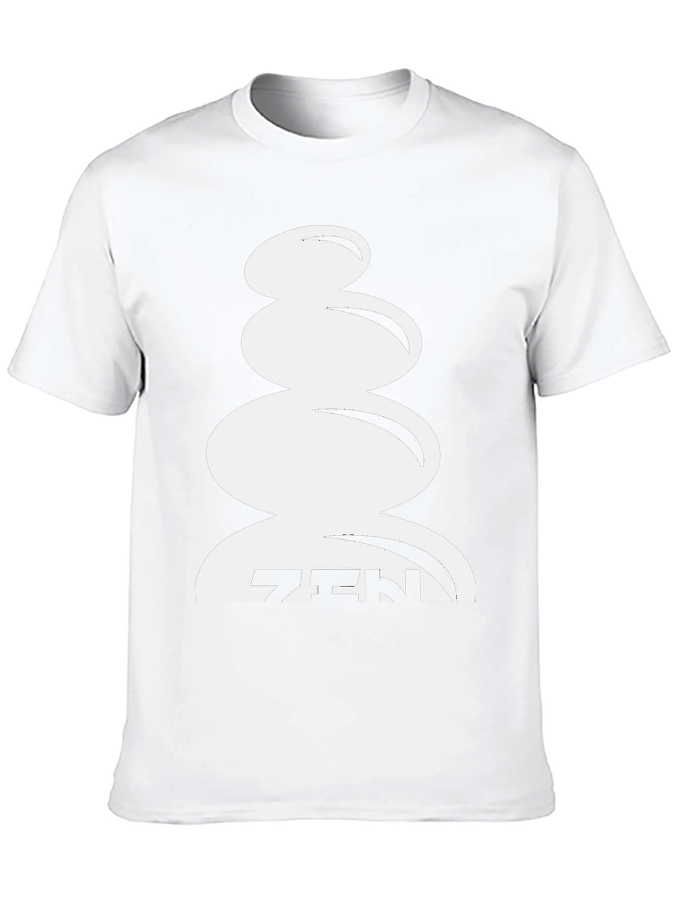 Zen Stacked Stones Graphic Tee - Balance & Style