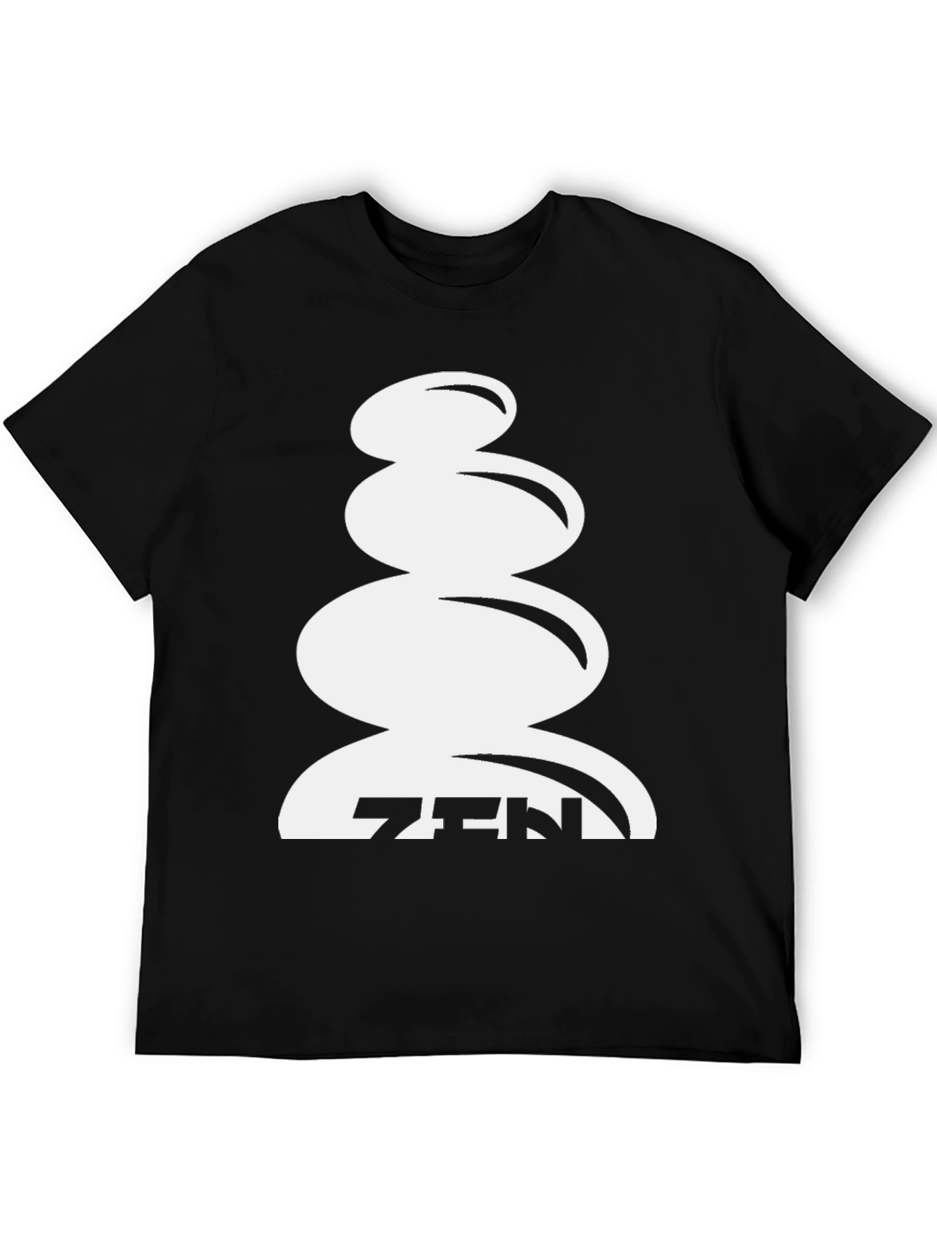 Zen Stacked Stones Graphic Tee - Balance & Style